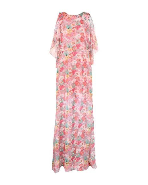 Other o1s22i1n0924 Maxi Natalia Silk Georgette in Multicolor Size M / US 6-8 / IT 42-44 - 1 Thumbnail