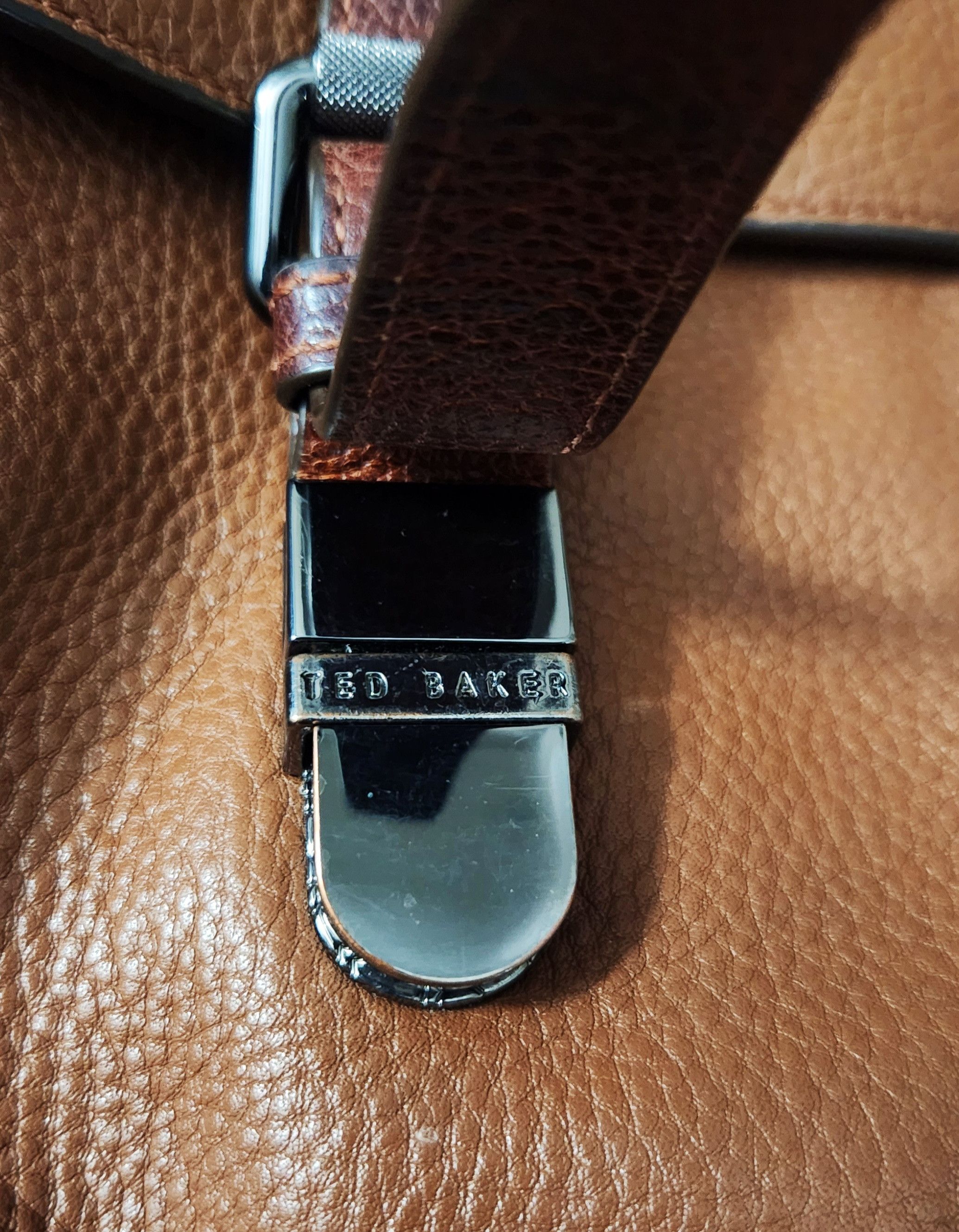 Ted Baker Ted Baker London Finlie 100% Leather Satchel Brown Messenger Size ONE SIZE - 3 Thumbnail
