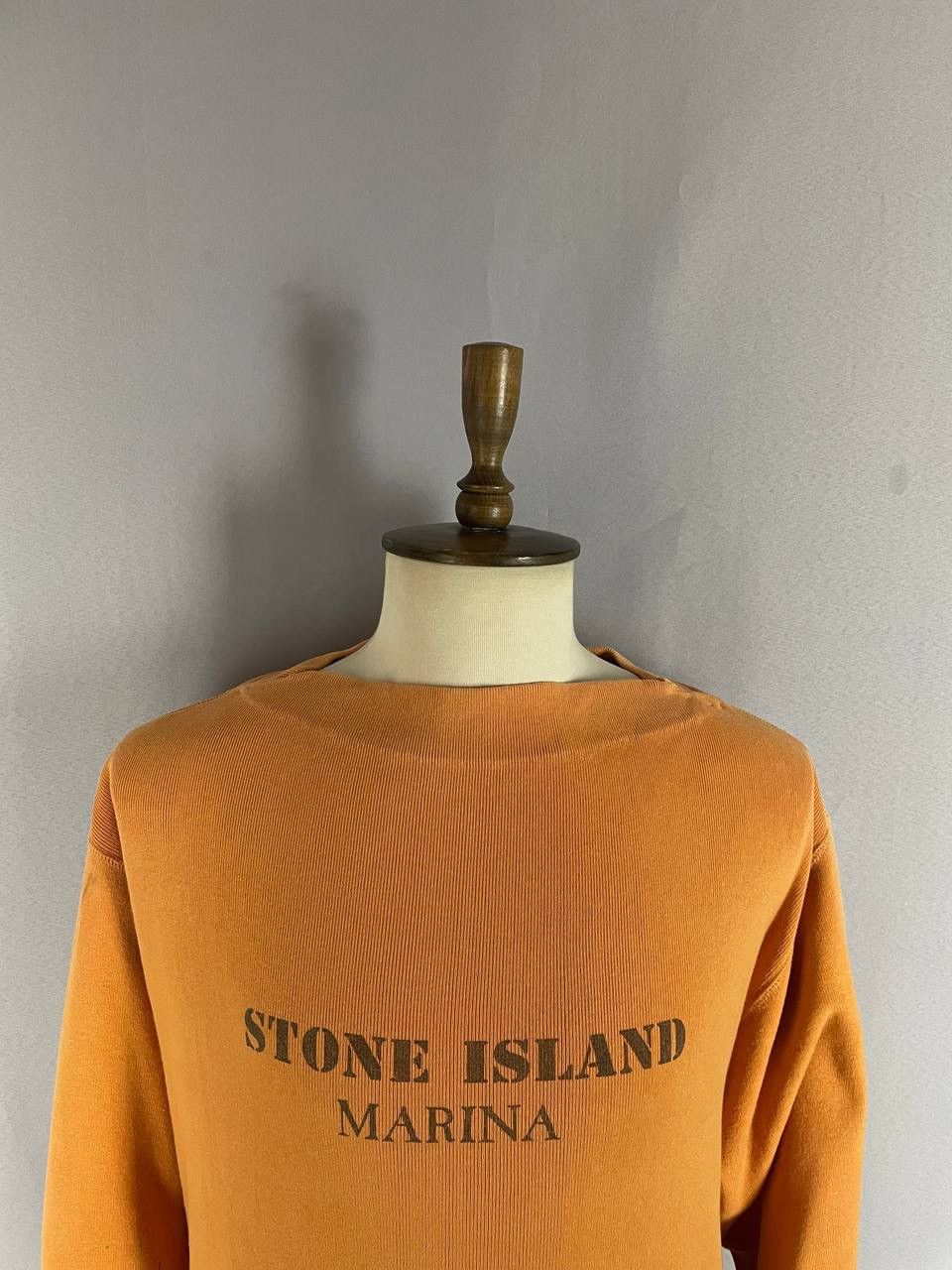 Stone Island Stone Island MARINA Crewneck Sweatshirt Orange Vintage Size US XL / EU 56 / 4 - 3 Thumbnail