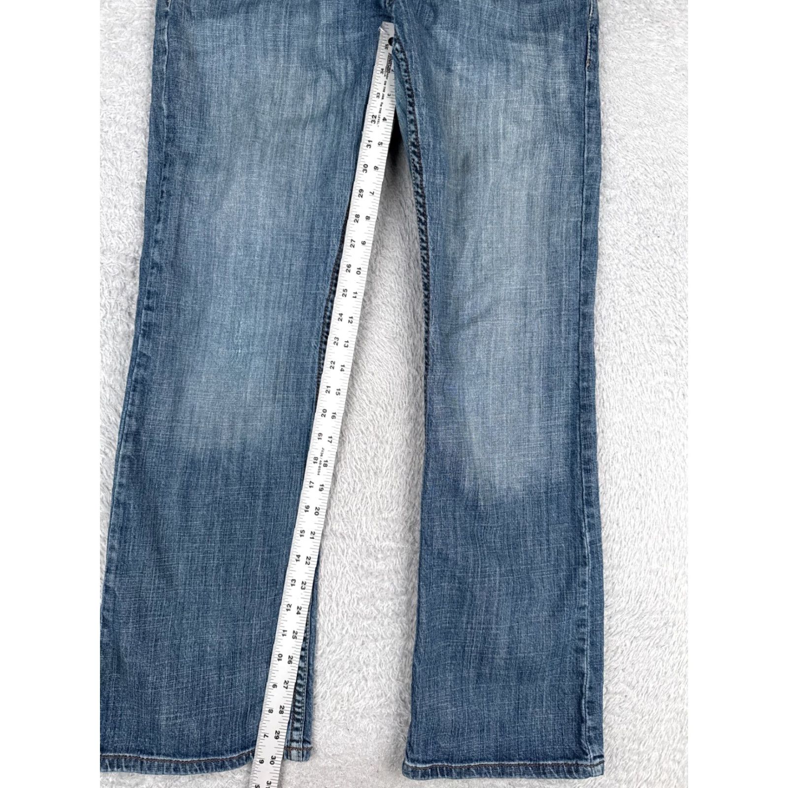Vintage Cruel Girl Jeans Juniors 9 Blue Denim Bootcut Embroidered 32x30 Womens Size 30" / US 8 / IT 44 - 7 Thumbnail
