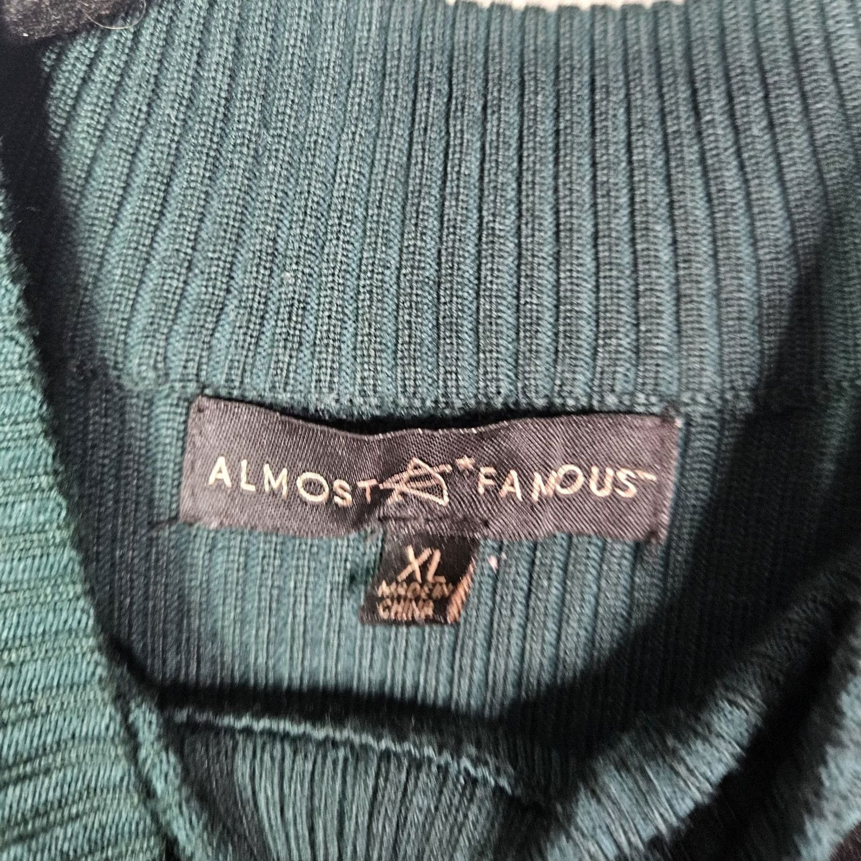Almost Famous Almost Famous Green Ribbed Bodycon Dress Women's XL NWT Size XL / US 12-14 / IT 48-50 - 7 Thumbnail