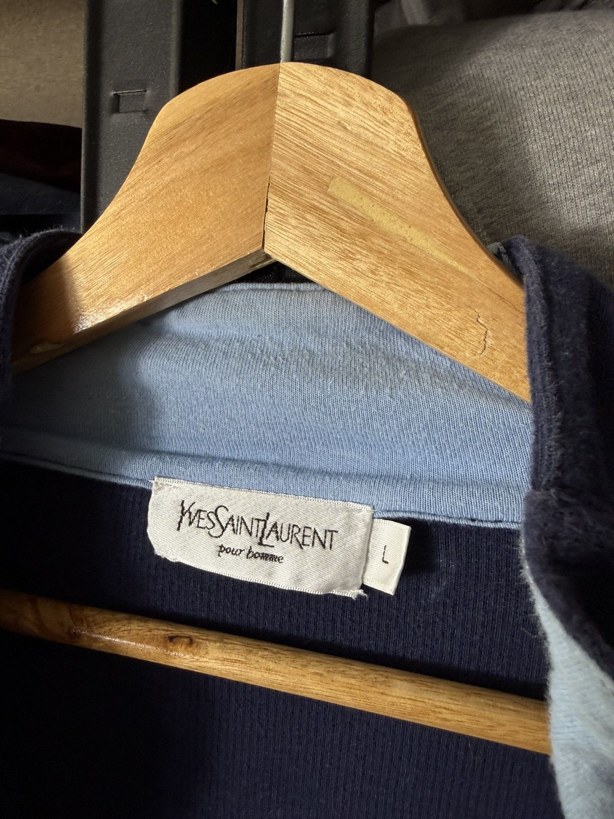 Yves Saint Laurent Yves Saint Laurent Vintage Full Zip Sweatshirt Mens Sweater Size US L / EU 52-54 / 3 - 6 Thumbnail