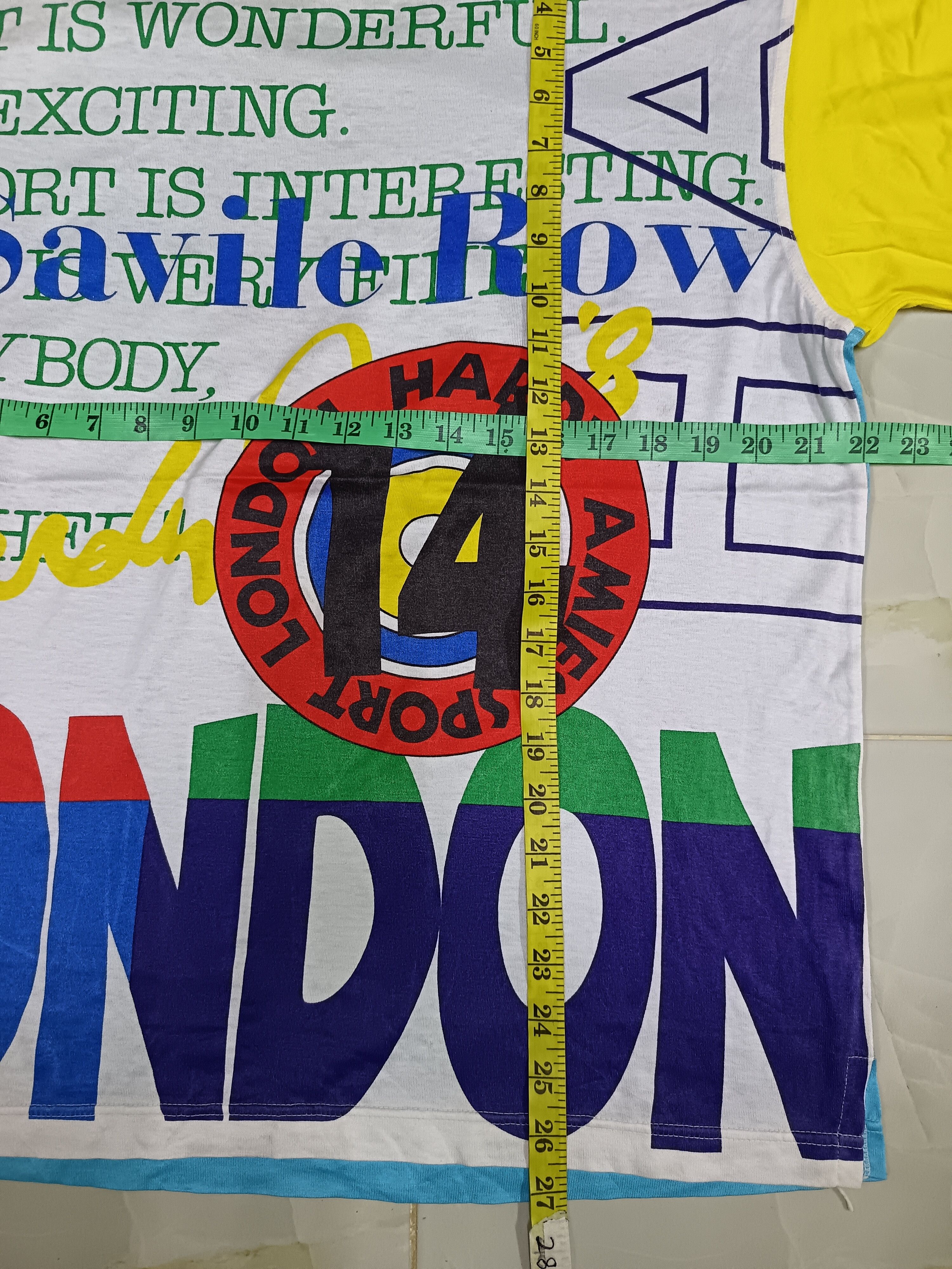 Hardy Amies Vintage 14 Savile Row London-England Hardy Amies Sport Tee Size US M / EU 48-50 / 2 - 10 Thumbnail