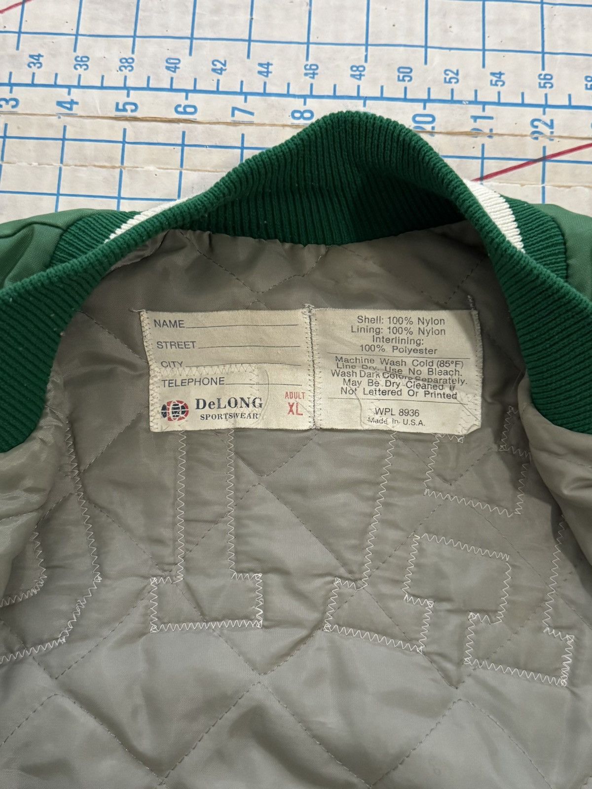 NCAA Vintage Ohio University Bobcats Satin Bomber Jacket Green Size US XL / EU 56 / 4 - 11 Thumbnail