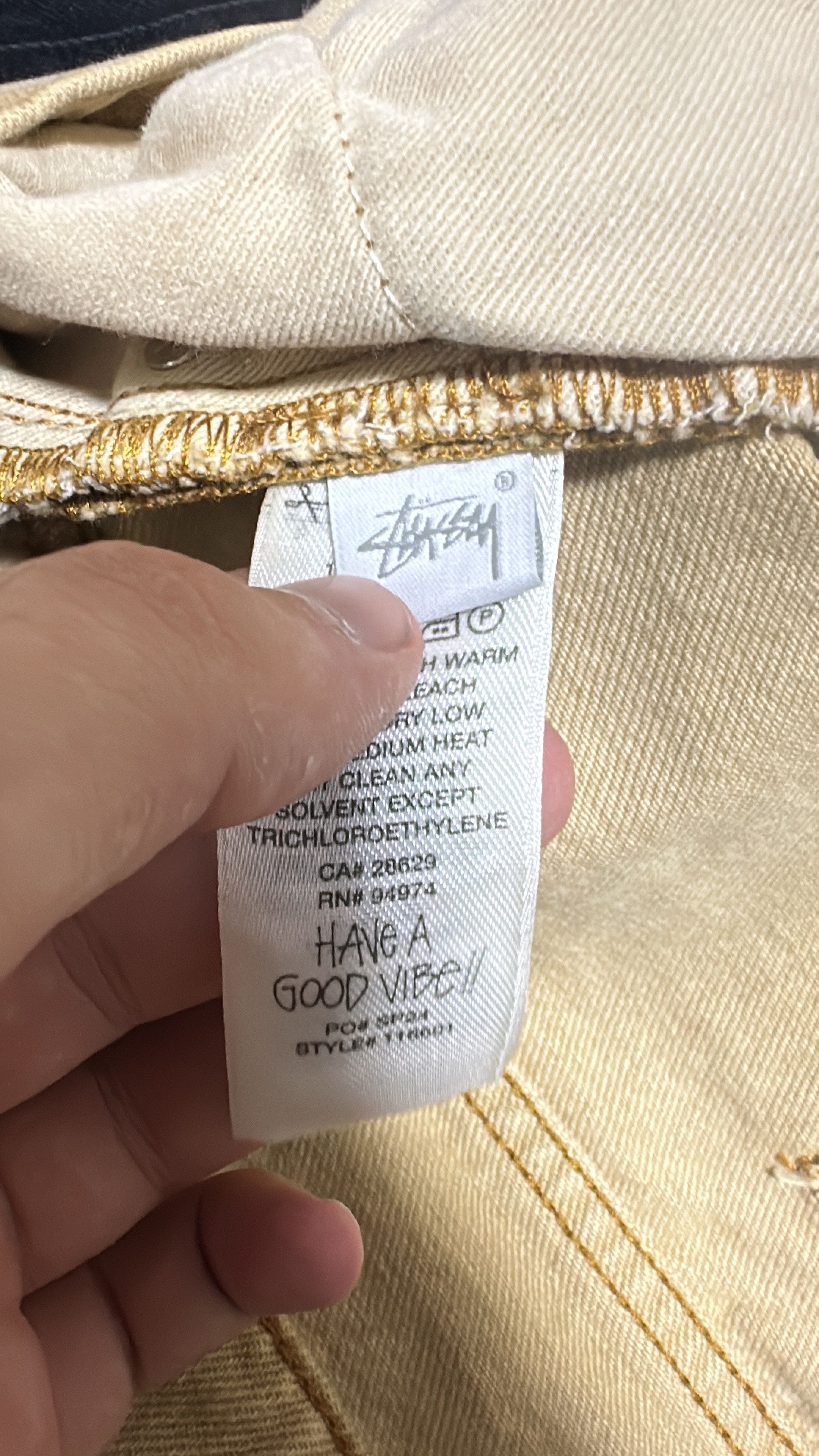 Stussy Stussy Classic Jean Sand Size 34 Size US 34 / EU 50 - 6 Thumbnail
