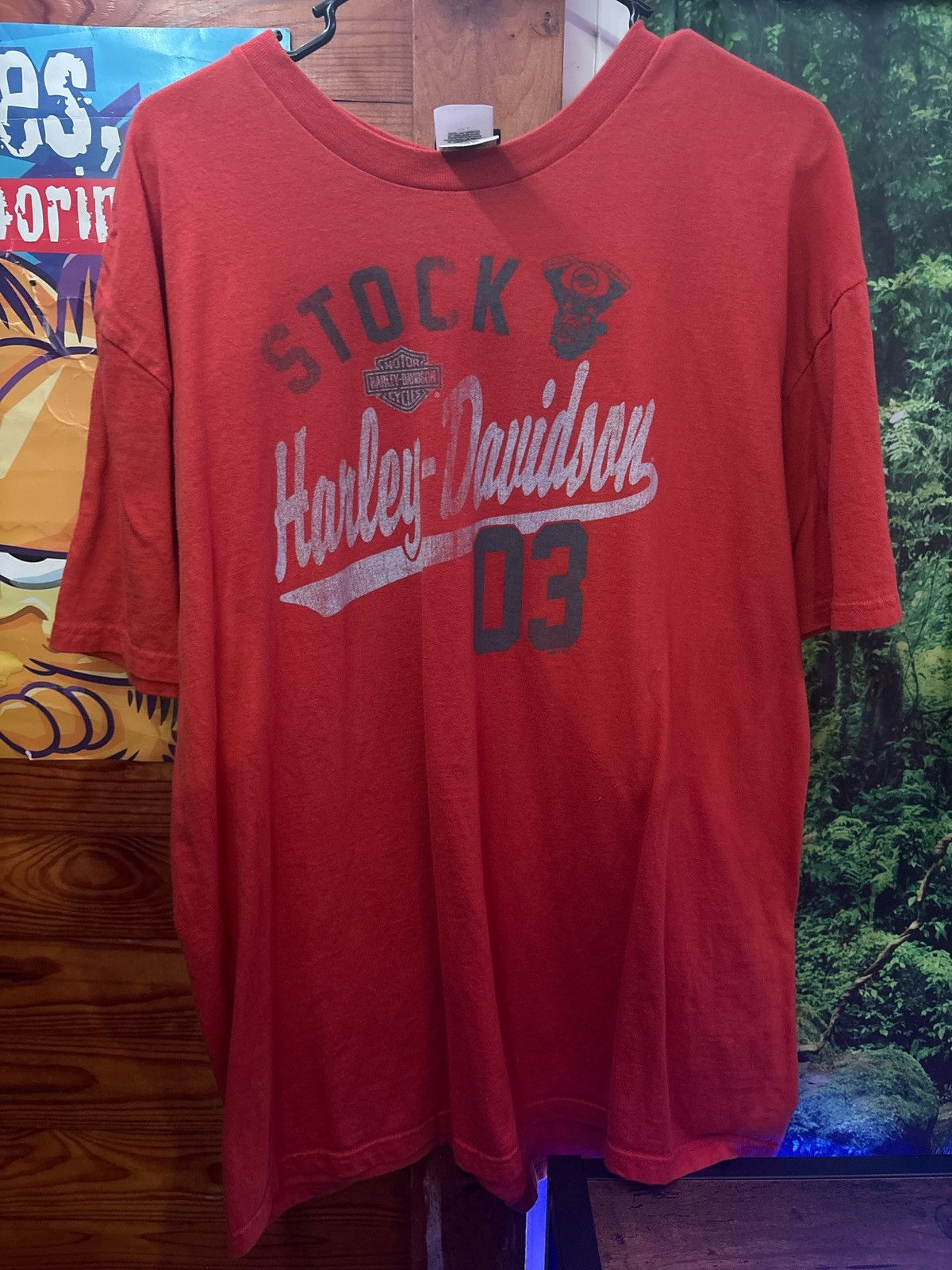 Harley Davidson Orange Vintage Harley Davison T-Shirt 100% cotton Size US L / EU 52-54 / 3 - 1 Preview