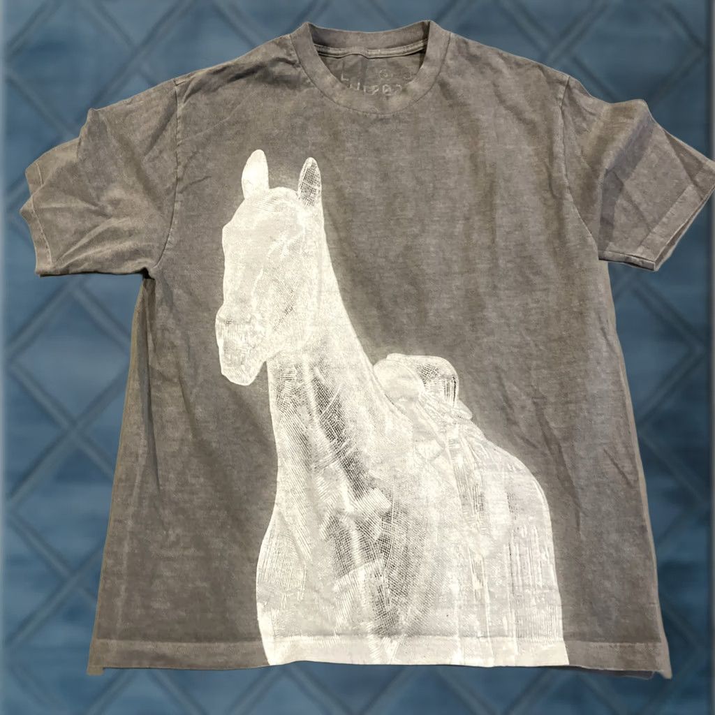 Vintage Beyonce T-Shirt Men Horse 2023 Concert Merch Crew Neck Short Sleeve Gray Canvas Logo Official Renaissance Tour L Size US L / EU 52-54 / 3 - 1 Thumbnail