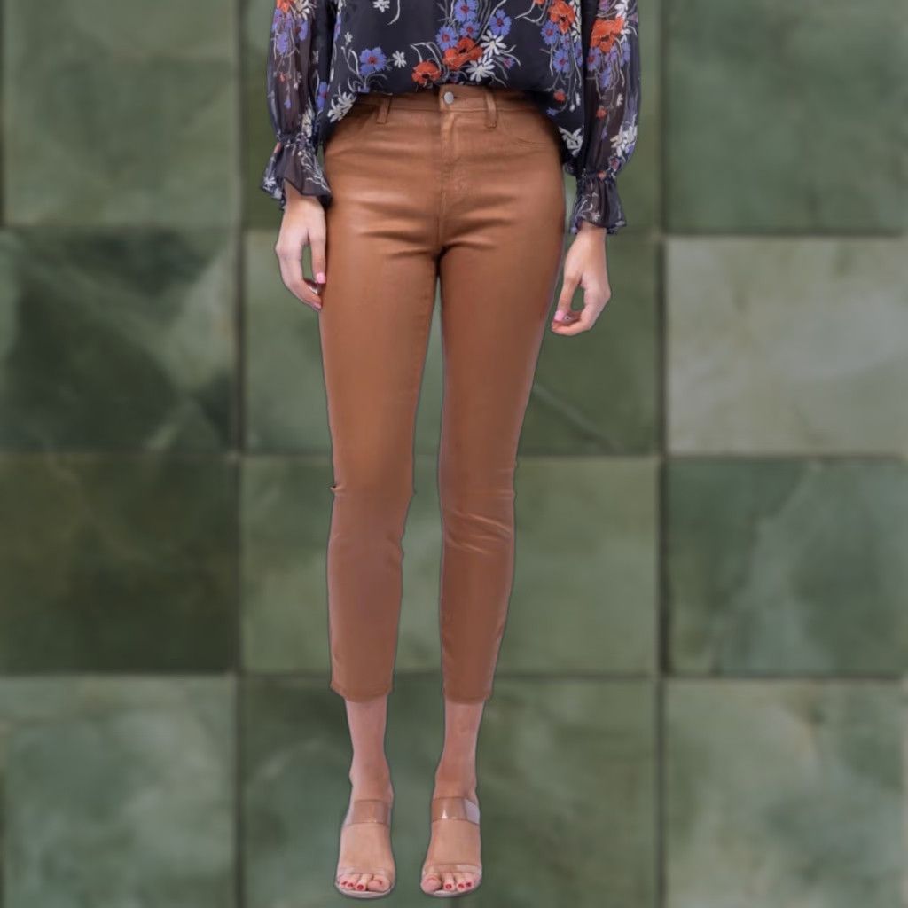 L'AGENCE L'AGENCE Java Coated Marguerite High Rise Waist Skinny Jeans Womens sz 29 Size 29" - 1 Thumbnail