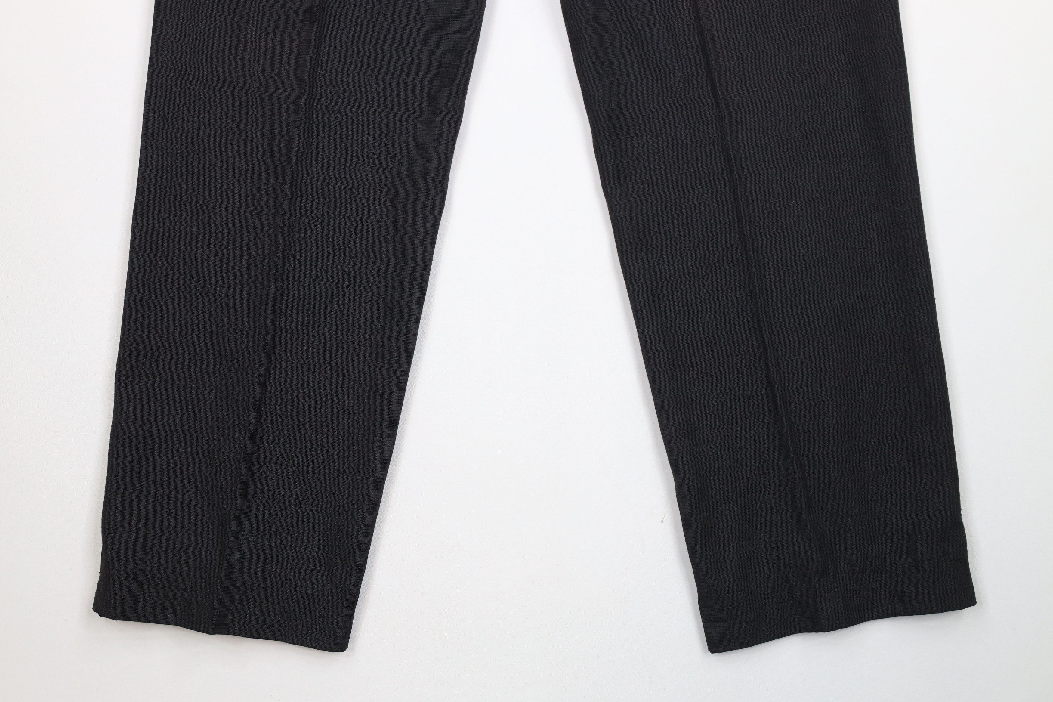 Vintage Vintage 80s 90s Rockabilly Fleck Chino Pants Black USA Size US 34 / EU 50 - 11 Thumbnail