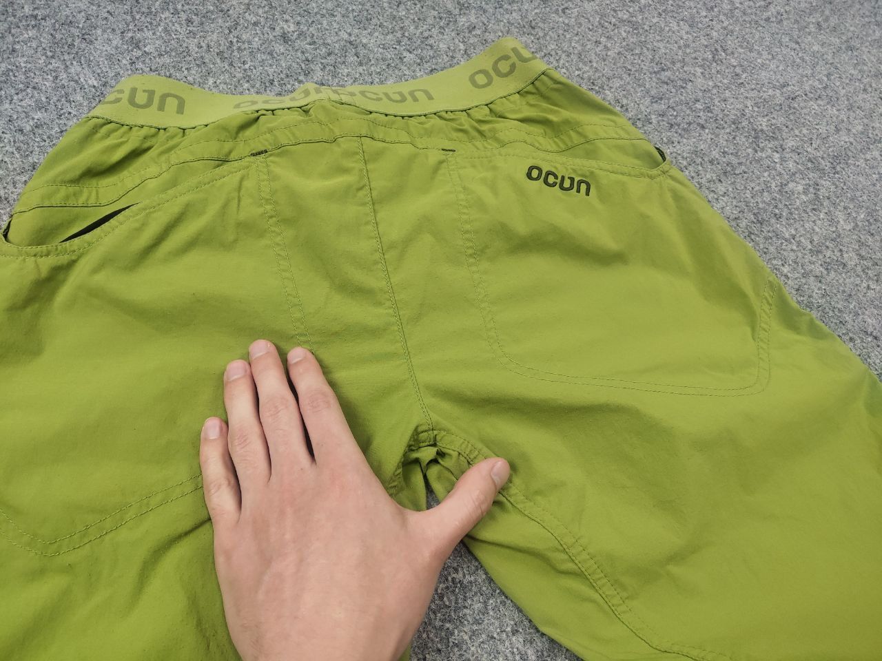 Vintage Ocun Mania Pond Green Hiking Pants Climbing Lightweight Size US 32 / EU 48 - 21 Thumbnail