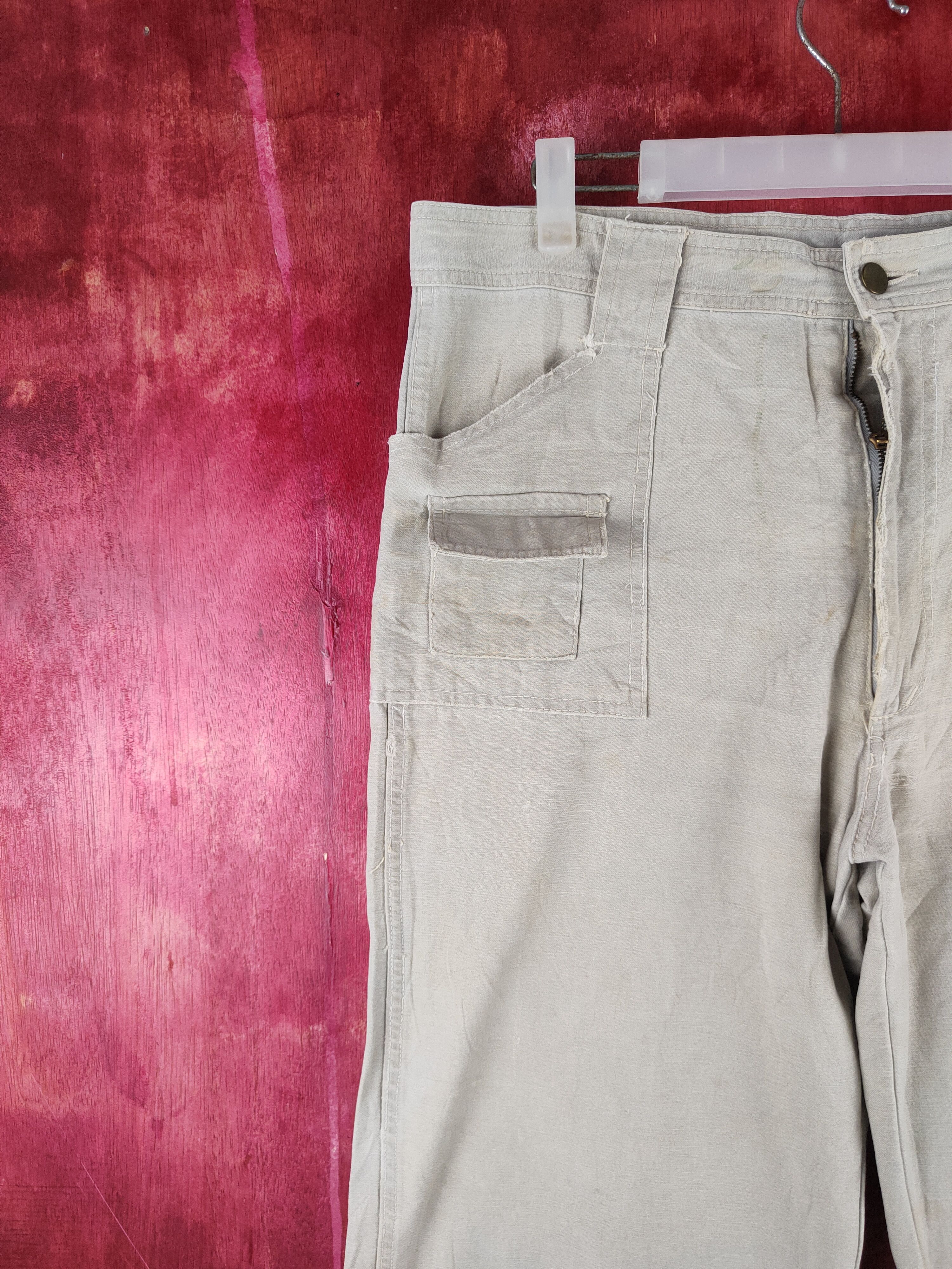 Japanese Brand Evenriver Beige Multipocket BUSH Pants N#S40 Size US 36 / EU 52 - 3 Thumbnail