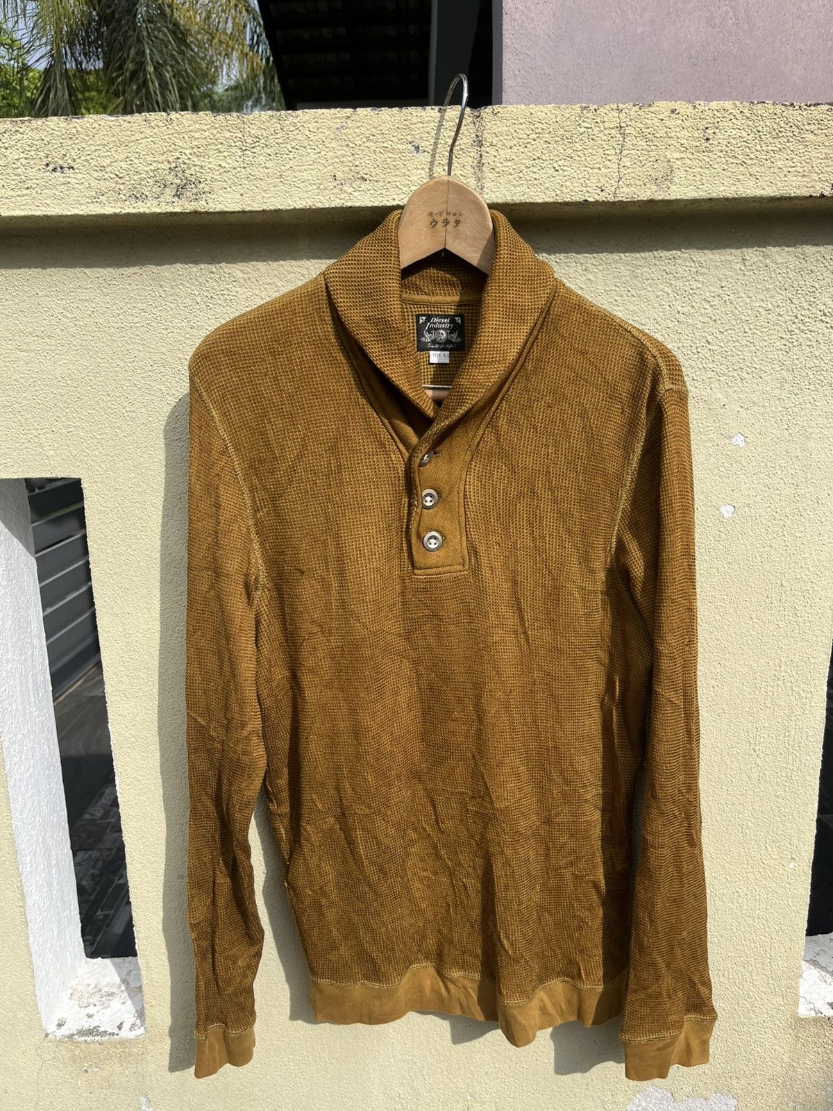 Diesel Shawl collar longsleeve Size US L / EU 52-54 / 3 - 1 Thumbnail