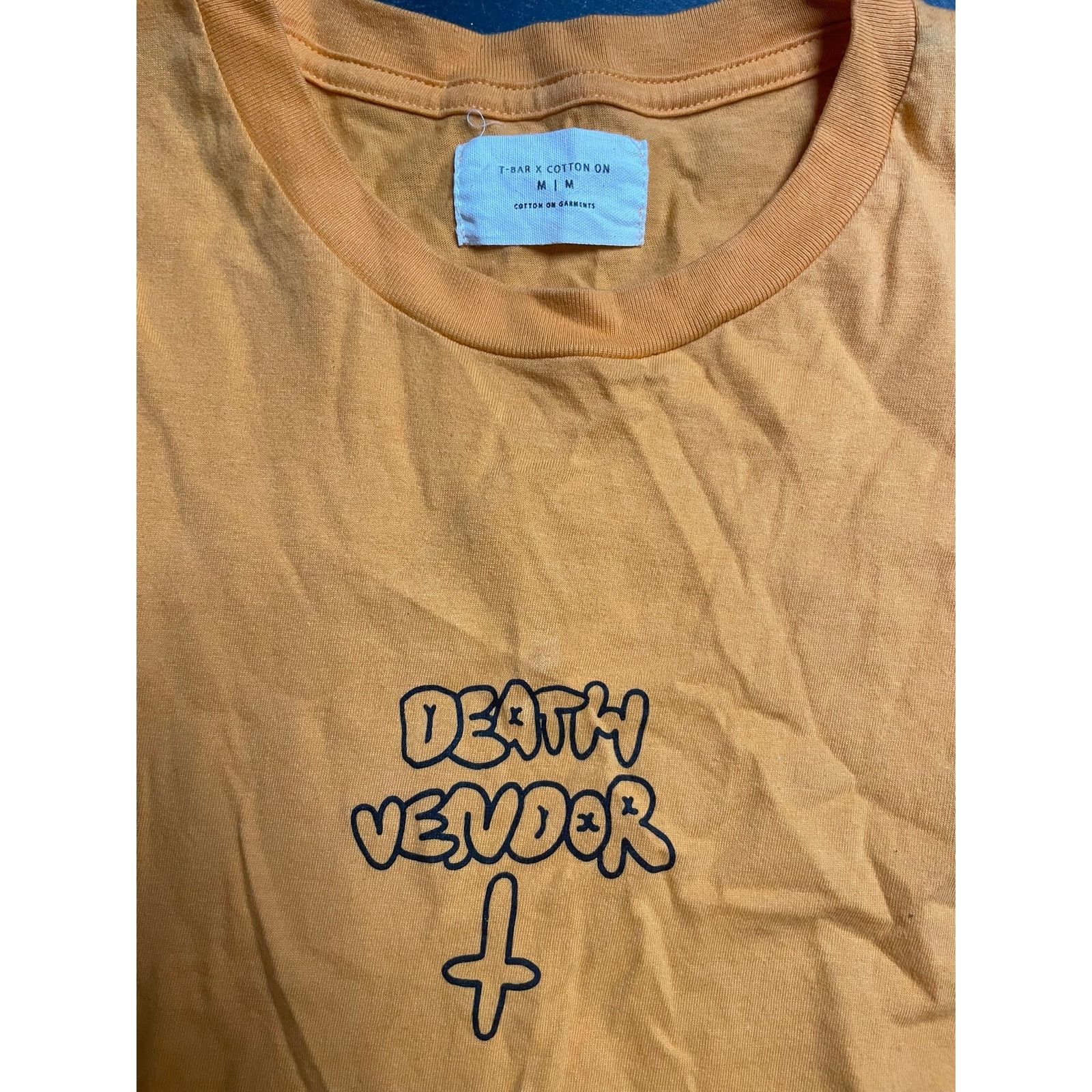 Other Death Vendor Orange Black Tshirt Size US M / EU 48-50 / 2 - 2 Thumbnail