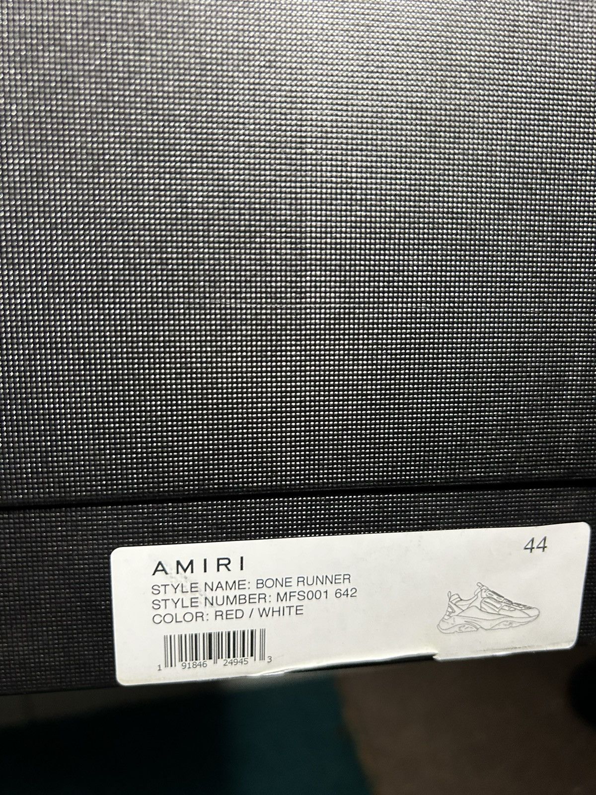 Amiri Amiri Bone Runner Size US 11 / EU 44 - 11 Thumbnail