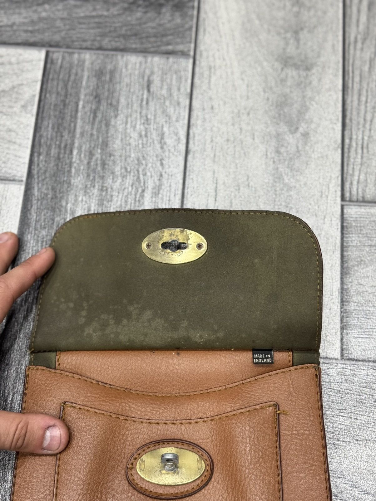 Vintage Mulberry Antony Small Messenger Bag in Light Leather Size ONE SIZE - 9 Thumbnail