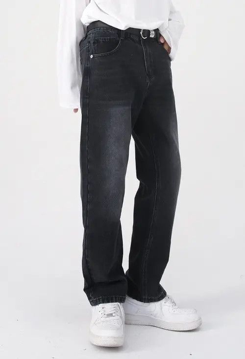 Other Black and grey retro washed straight jeans Size US 32 / EU 48 - 4 Thumbnail