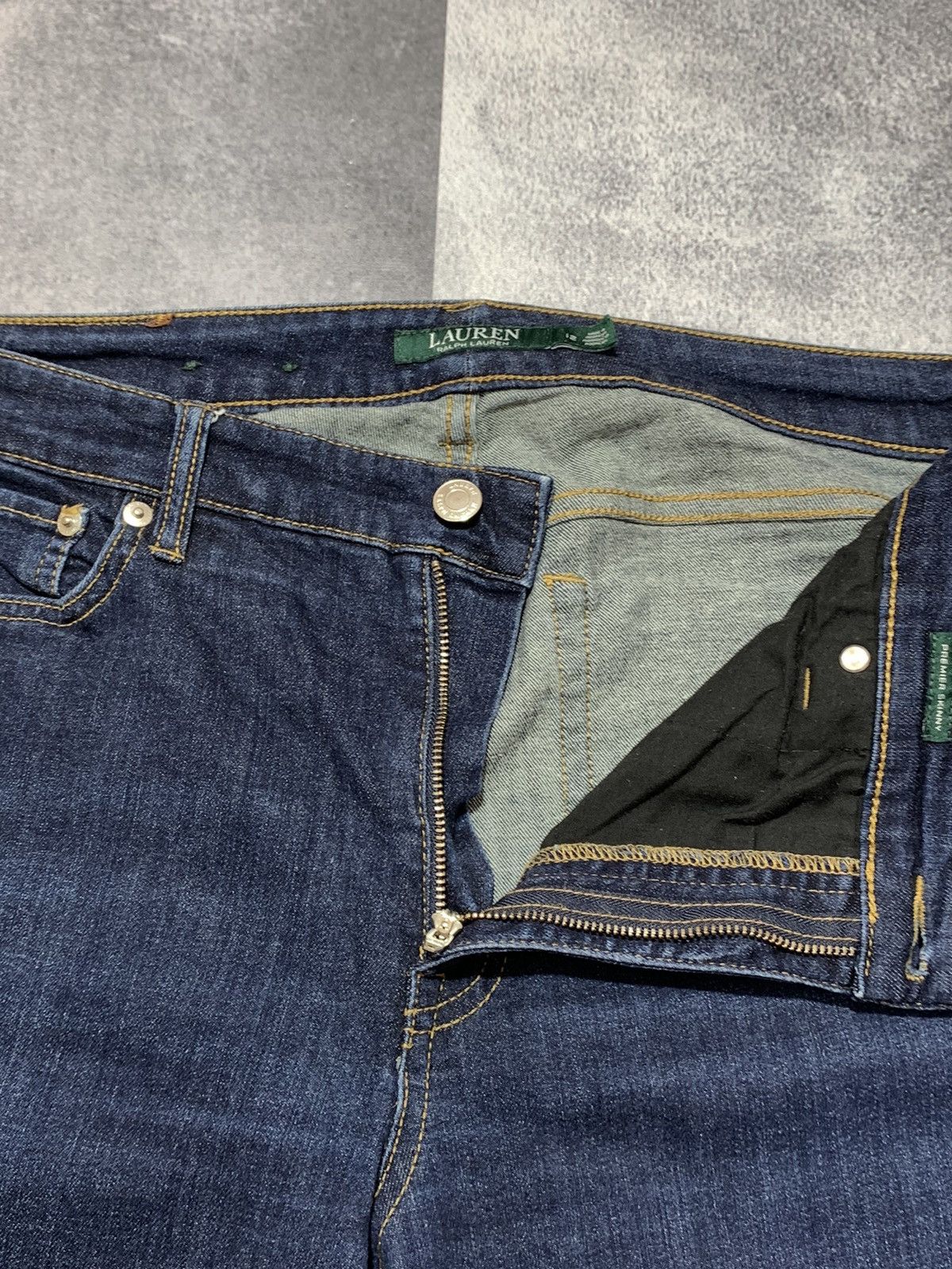 Polo Ralph Lauren × Vintage Vintage Polo Ralph Lauren denim skinny jeans size 32 Size 32" / US 10 / IT 46 - 4 Thumbnail