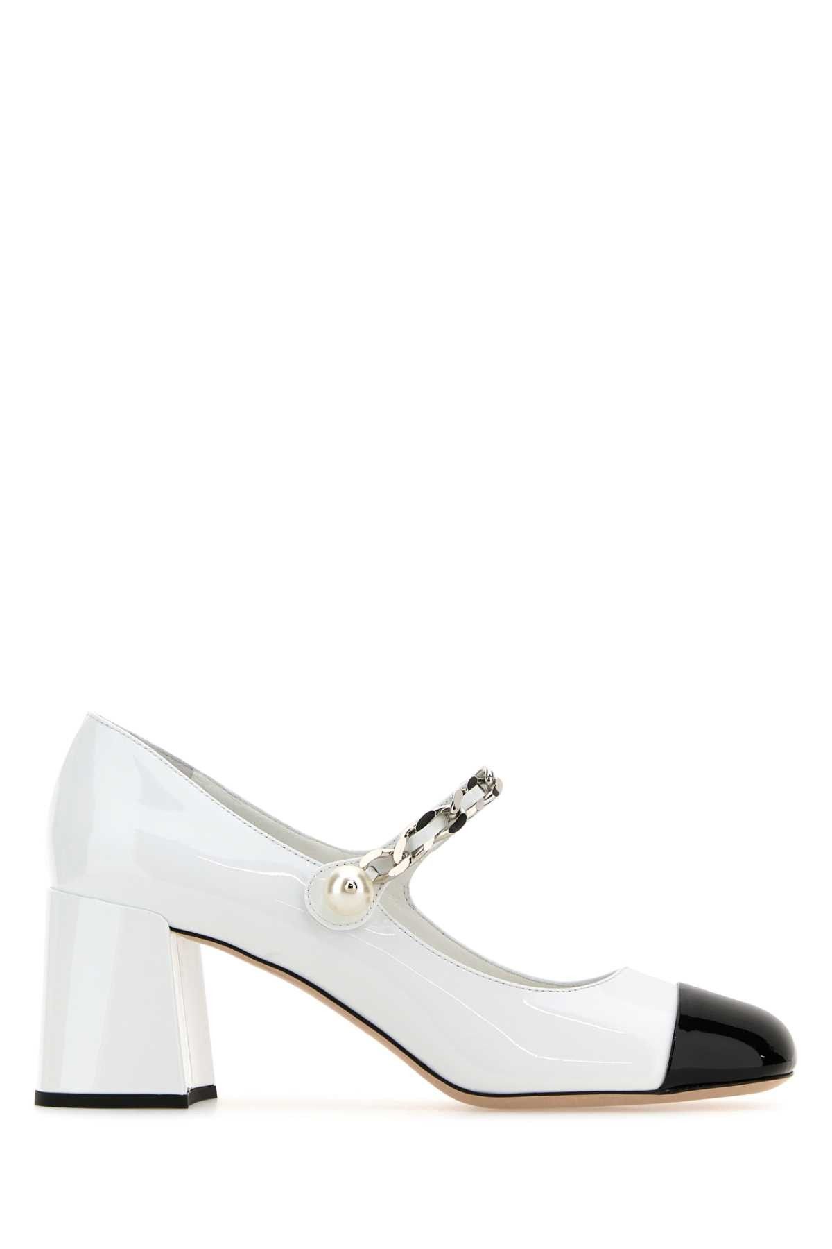 miu miu white pumps