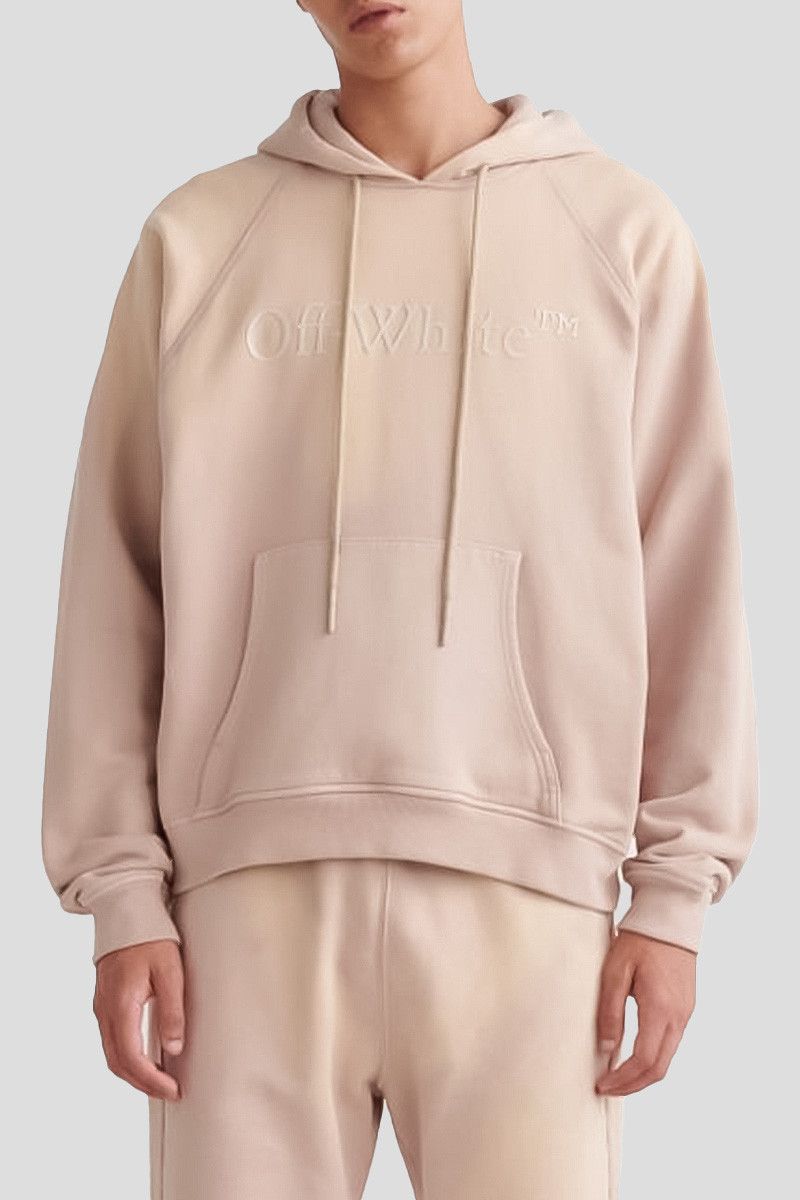 Off-White o1gr1nt0125 Laundry Raglan Skate Hoodie in Beige Size US S / EU 44-46 / 1 - 2 Thumbnail