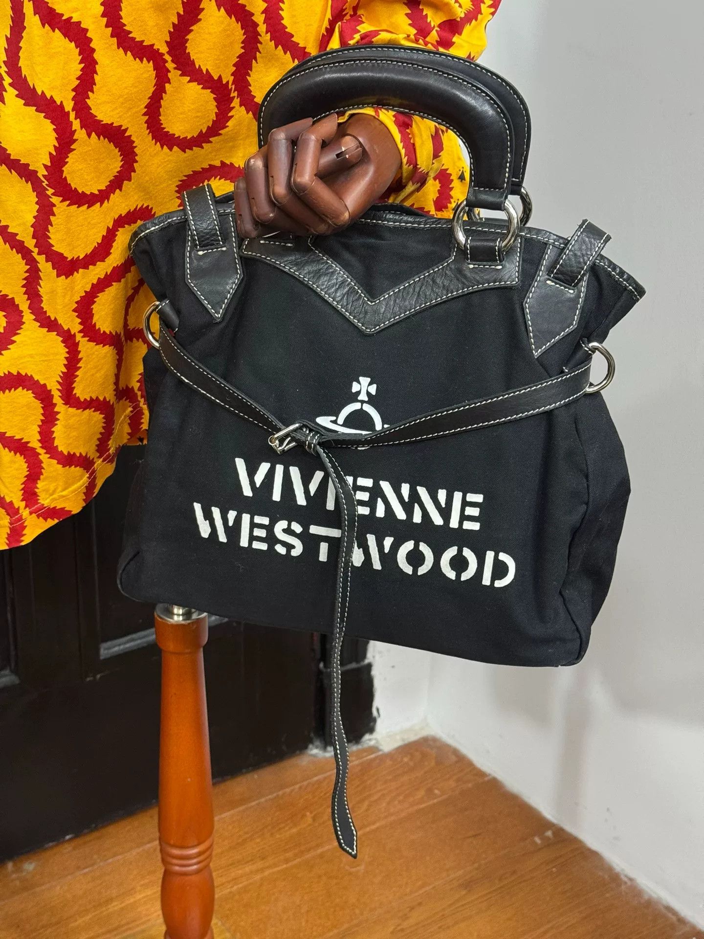 Vivienne Westwood Vivienne Westwood Canvas Tote Bag Size ONE SIZE - 1 Thumbnail