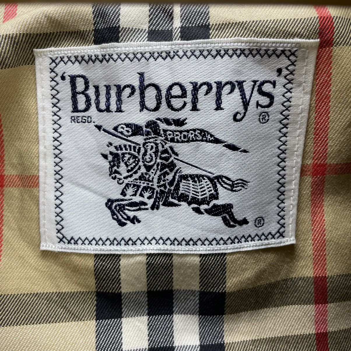 Burberry × Vintage 💥Authentic Burberrys 90s Trench Nova Check Coat Jacket Size S / US 4 / IT 40 - 8 Thumbnail