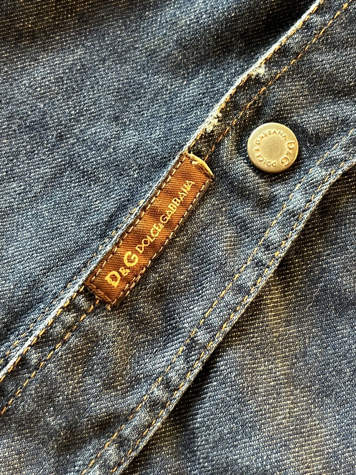 Dolce & Gabbana D&G early 2000’s denim hybrid embroidered malibu beat jacket Size US M / EU 48-50 / 2 - 4 Thumbnail