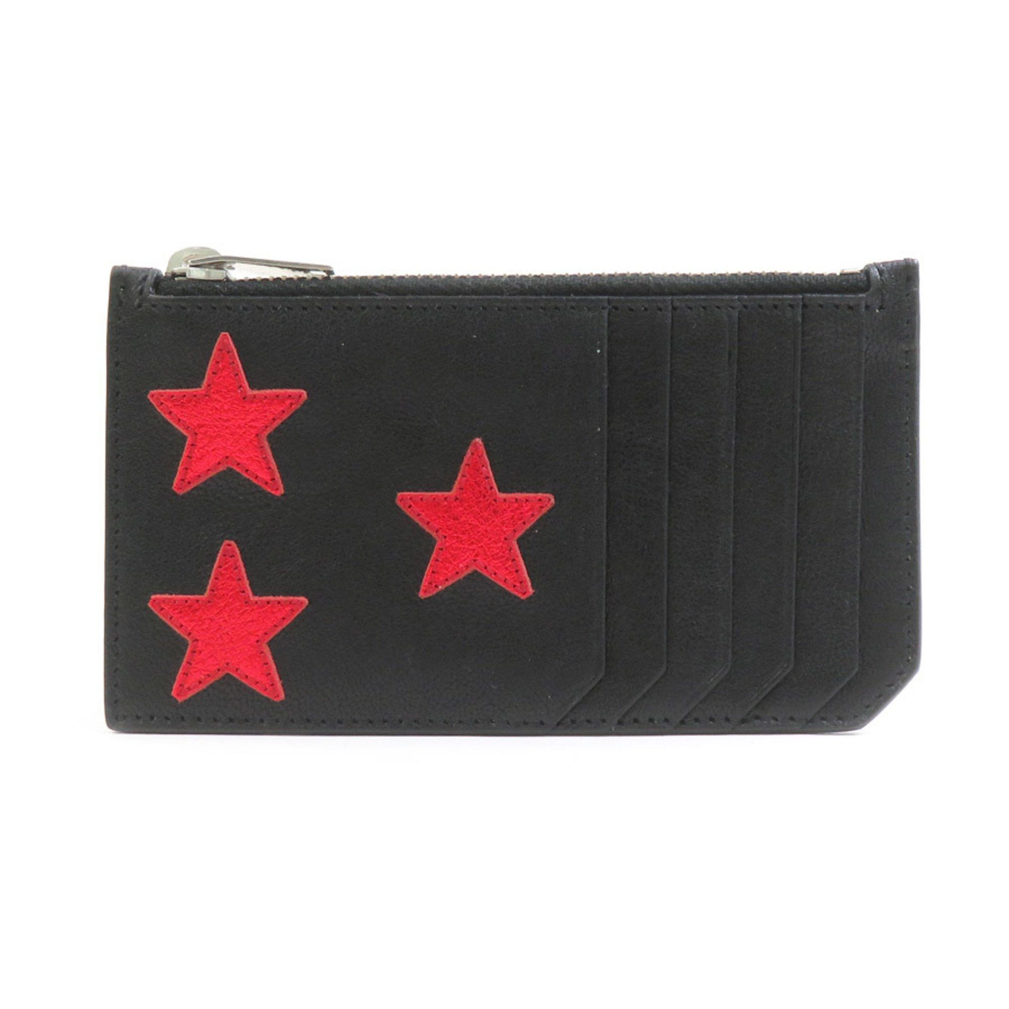 Saint Laurent Paris Saint Laurent wallet/coin case in black and red leather for men women, 417751 h31540k Size ONE SIZE - 1 Thumbnail