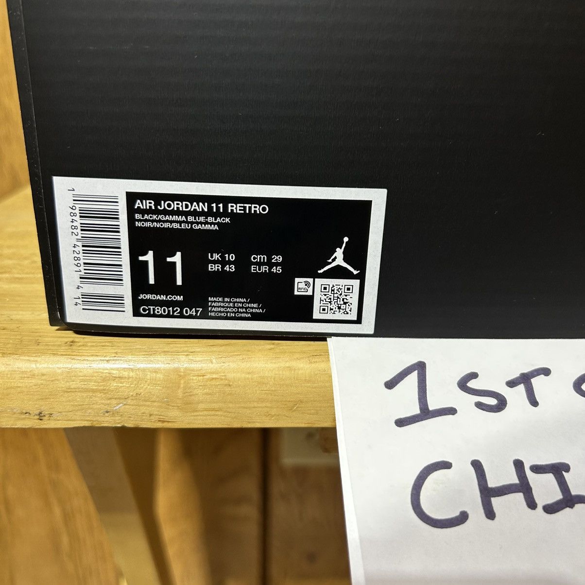 Jordan Brand Nike Air Jordan 11 Retro Gamma Blue 2025 CT8012-047 Mens 11 Size US 11 / EU 44 - 8 Thumbnail