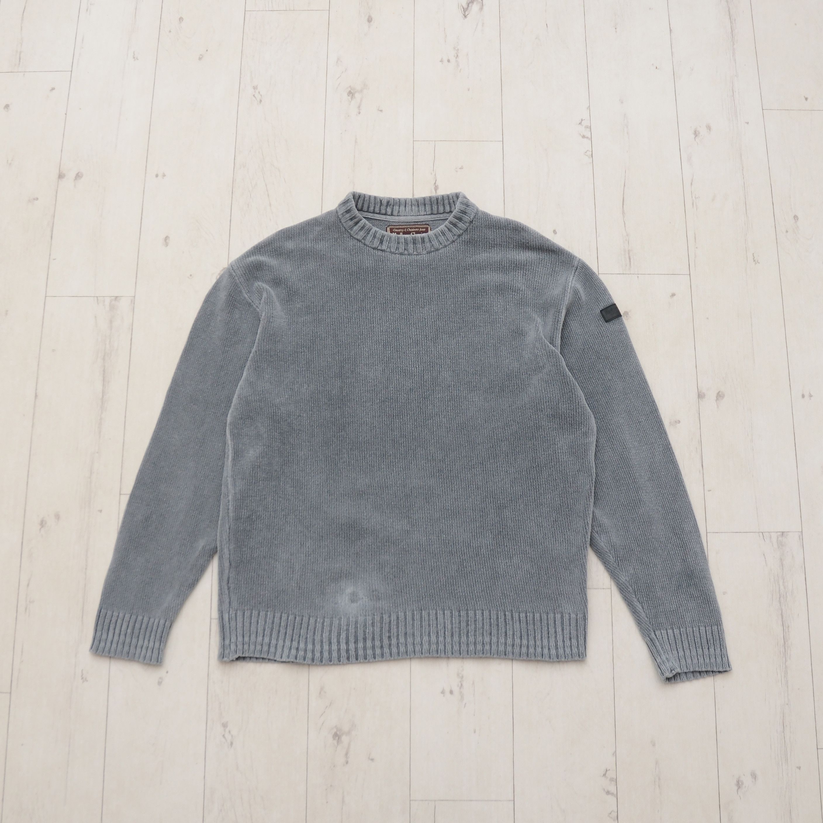 Marlboro Vintage Faded Marlboro Classic Velour Sweater Y2k Knited Size US L / EU 52-54 / 3 - 1 Thumbnail