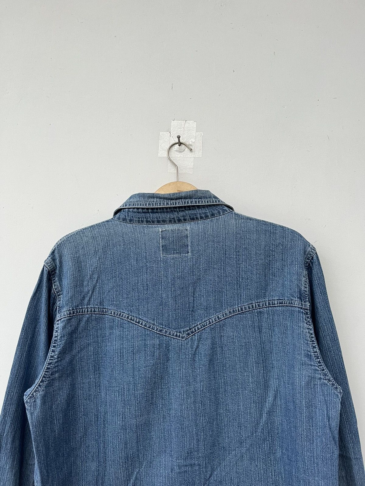 Jean Paul Gaultier Vintage JPG Cowboy Denim Shirt Size US XXL / EU 58 / 5 - 7 Thumbnail