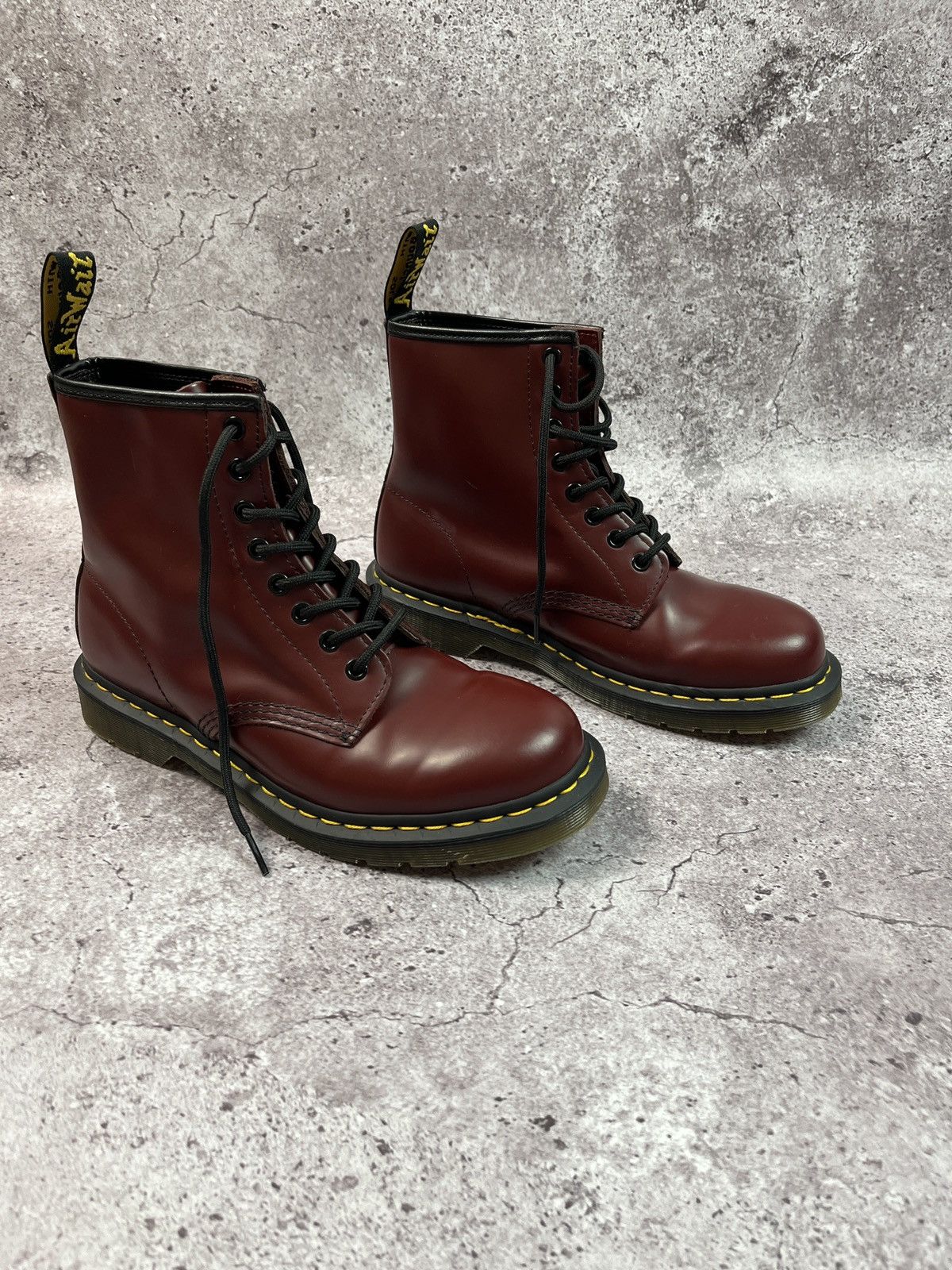 Dr. Martens 1460 Cherry Red Boots Size US 8 / EU 41 - 2 Thumbnail
