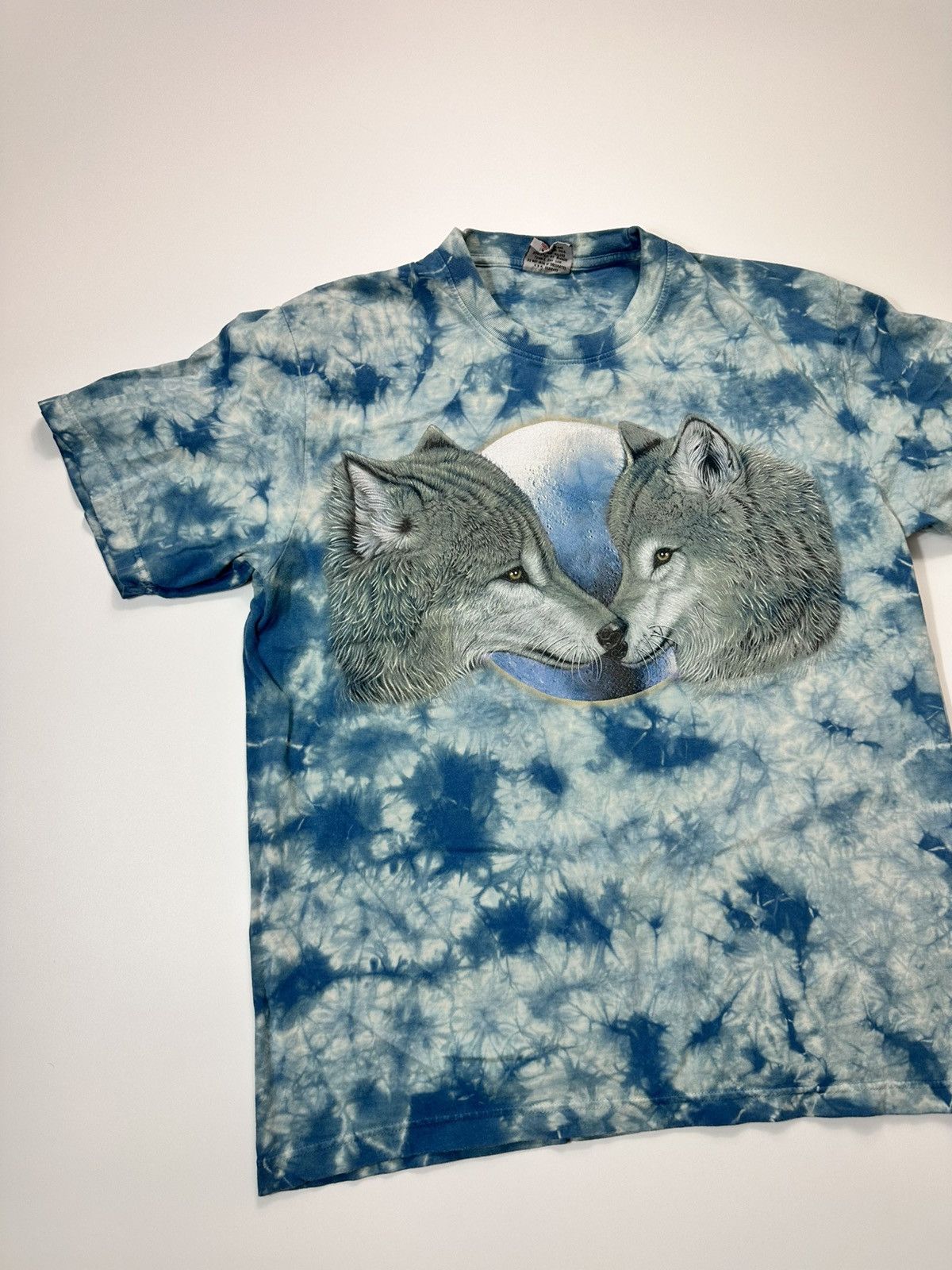 Vintage Rock Eagle Wolfs T-shirt Vintage 90's Size US L / EU 52-54 / 3 - 3 Thumbnail