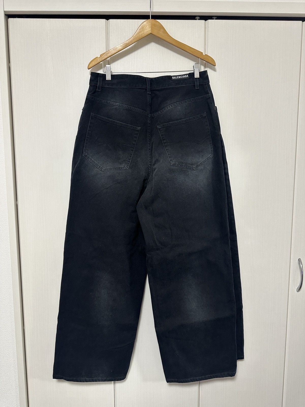 Balenciaga Sunbleached Double Leg Denim - Soft Left Hand Denim Size US 32 / EU 48 - 8 Thumbnail