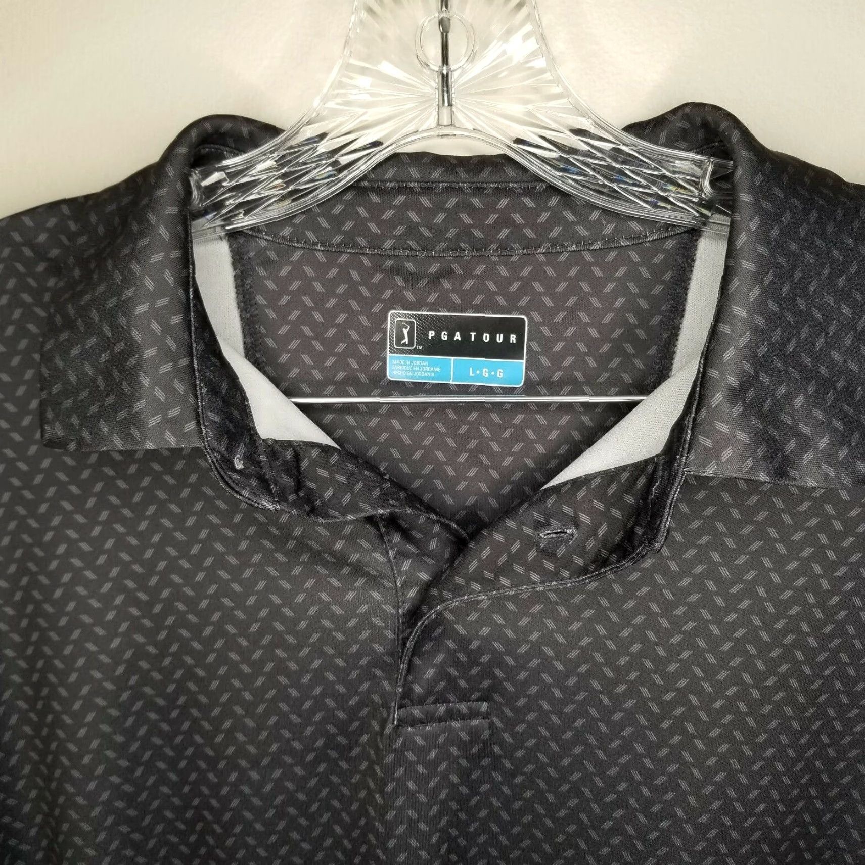 PGA Tour VINTAGE? No. PGA TOUR Polo Shirt Black Short Sleeve Men L Size Adult Black, Polo Shirt, PGA TOUR, Mens, Size L, Short Sleeve, Black, Golf Gift Size US L / EU 52-54 / 3 - 3 Thumbnail