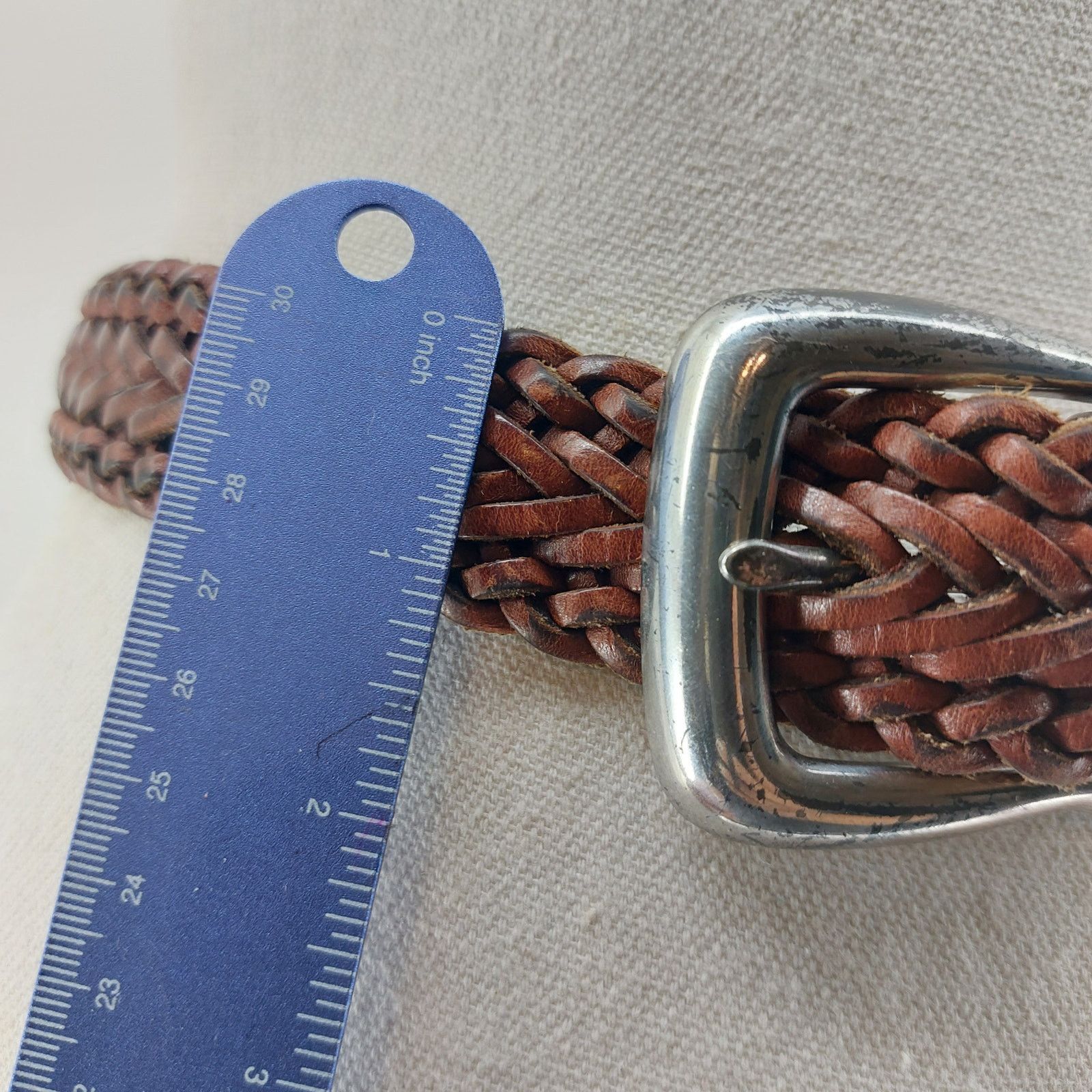 Brighton Brighton Brown Women's Leather Belt Braided Small Casual Size ONE SIZE - 5 Thumbnail