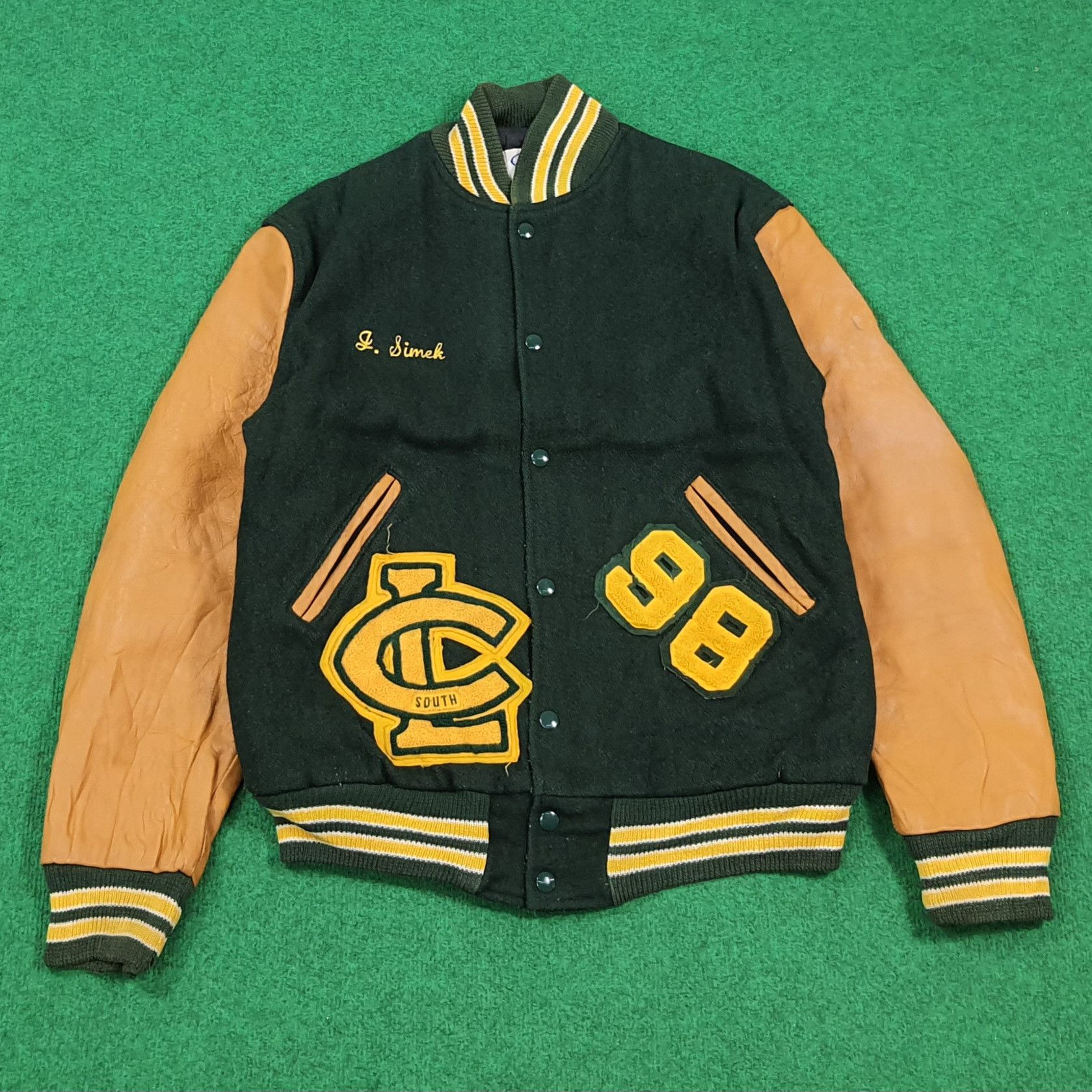 NEFF Vintage NEFF Crystal Lake South Varsity Jacket C304N7 Size US M / EU 48-50 / 2 - 3 Thumbnail