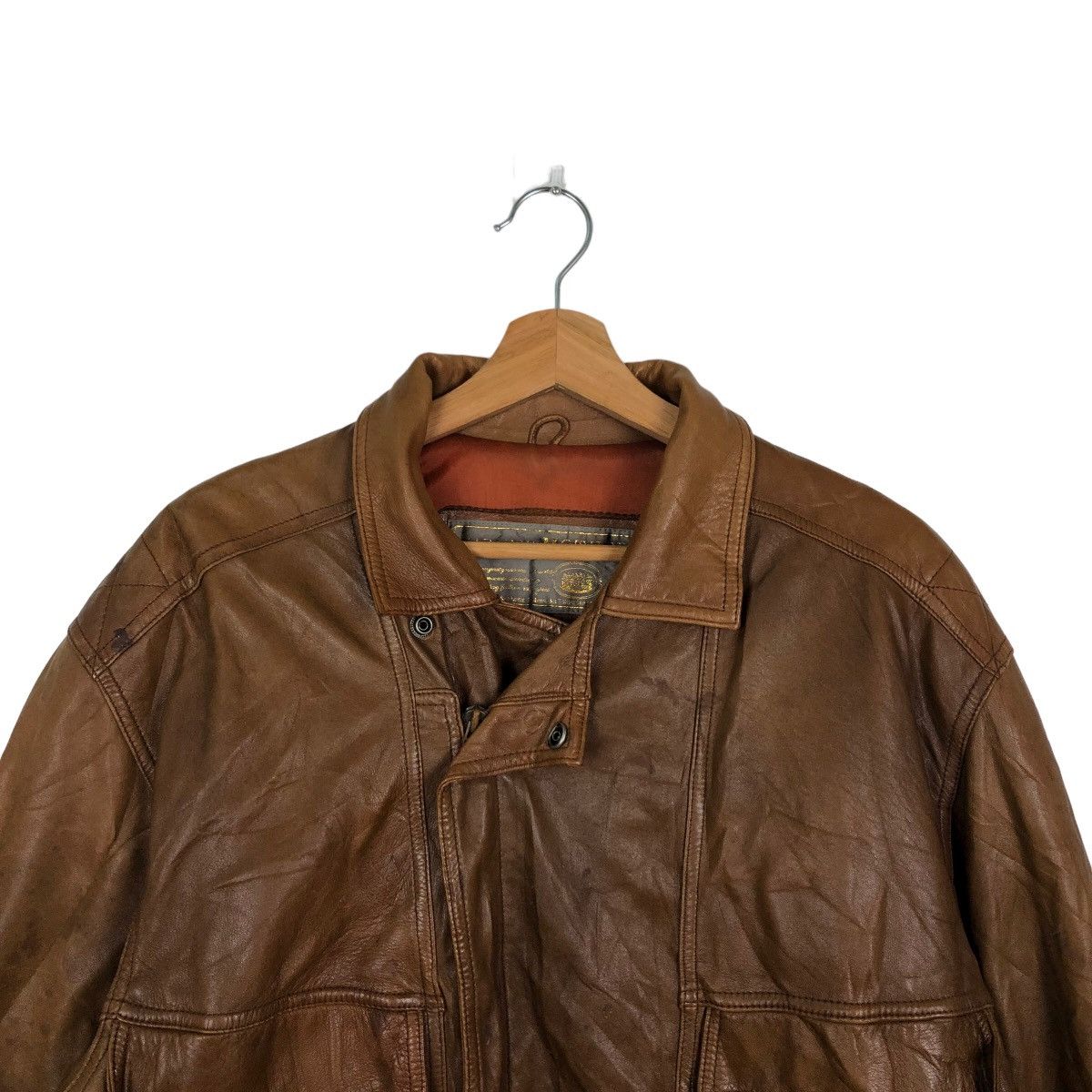 Japanese Brand VINTAGE PARACHUTE LEATHER JACKET HARAJUKU MOTHER ISSEYMIYAKE Size US M / EU 48-50 / 2 - 2 Thumbnail