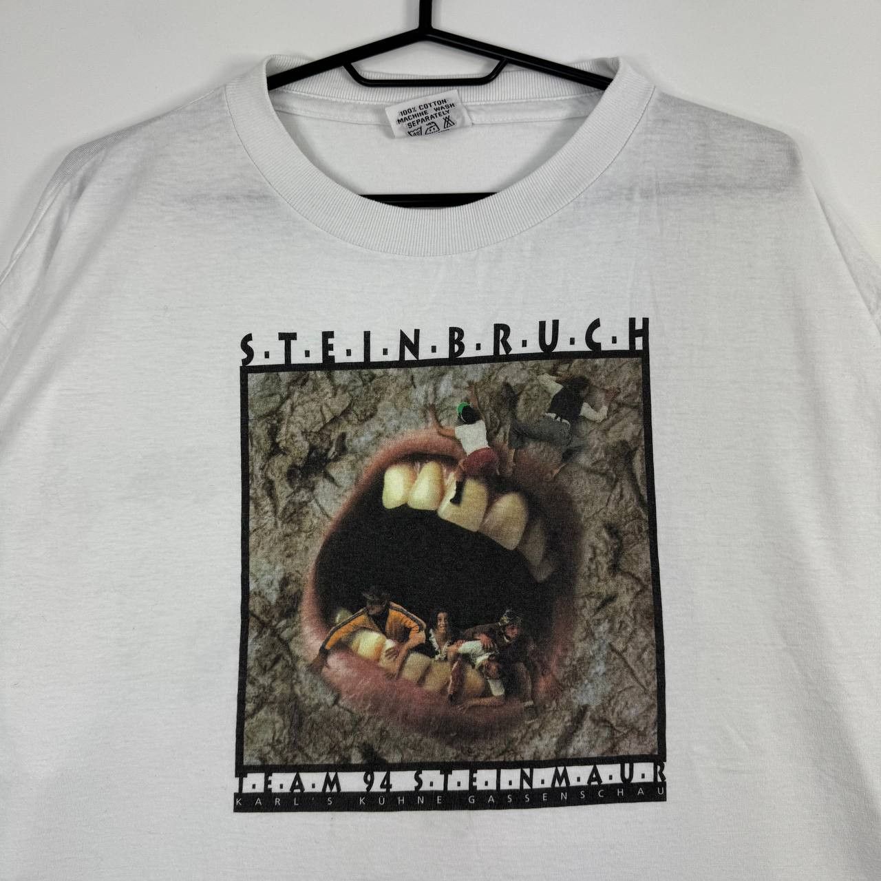 Other Vintage Steinbruch Graphic T-Shirt Band Tee 90s Mens Size L Size US L / EU 52-54 / 3 - 2 Thumbnail