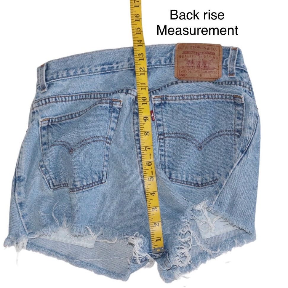 Levi's Vintage Levi’s 555 Cutoff Shorts Guy’s Fit Size 10 MIS Size 32" / US 10 / IT 46 - 3 Thumbnail