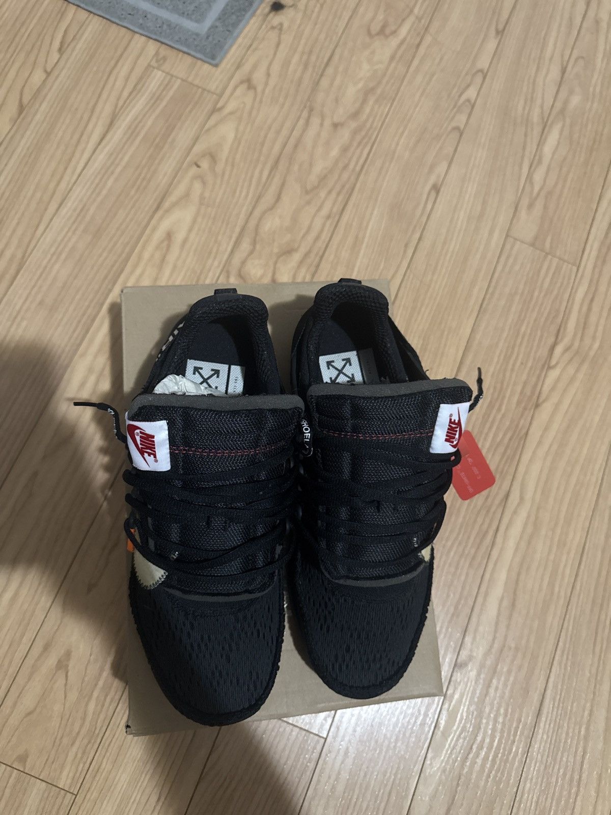 Nike × Off-White Black OFF WHITE prestos Size US 10 / EU 43 - 2 Thumbnail