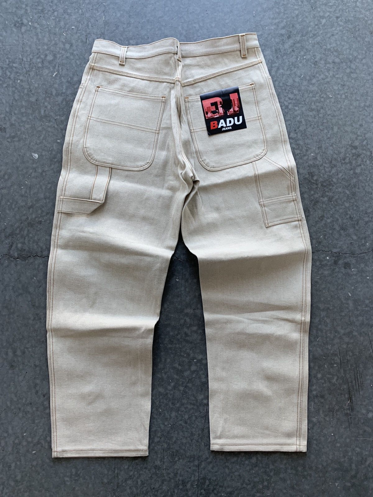 Fubu × Southpole × Vintage Crazy BNWT Vintage Y2K Platinum Fubu Carpenter Jeans Baggy Size US 38 / EU 54 - 5 Thumbnail