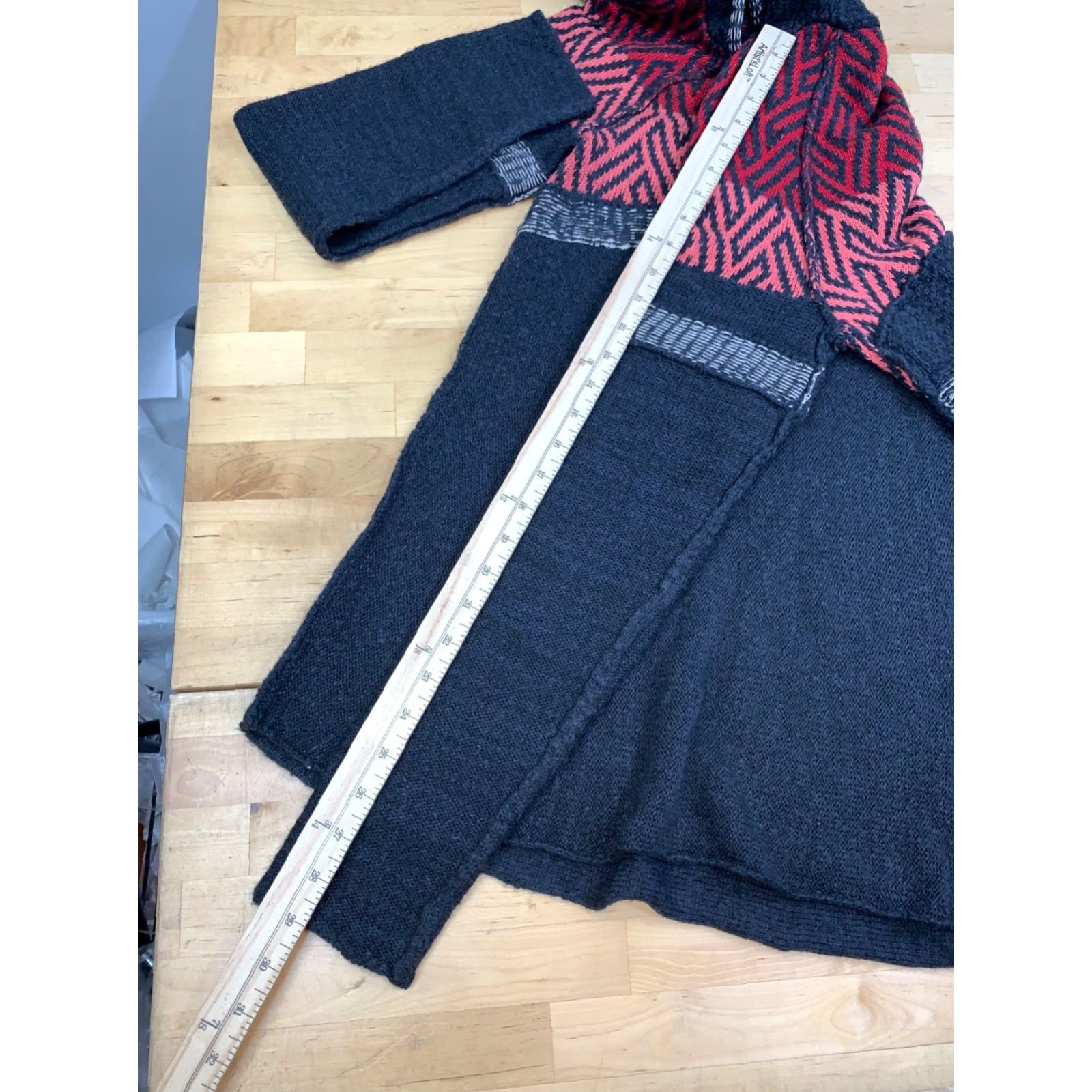 Free People Free People Sweater Hoodie Womens L Wool Blend Knit Pullover Multicolor 12550 Size L / US 10 / IT 46 - 6 Thumbnail