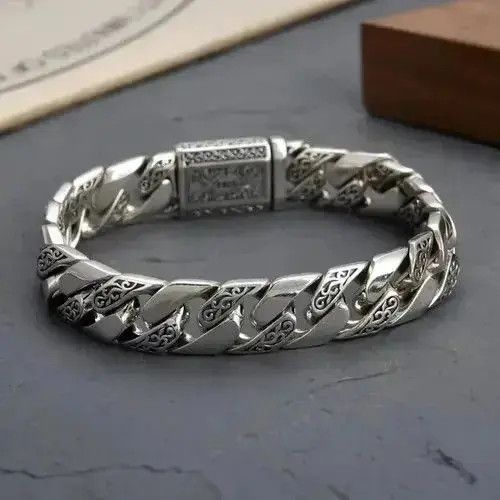 Japanese Brand × Jewelry Eternal Vine Cuban Chain Domineering Thick Bracelet Size ONE SIZE - 1 Thumbnail