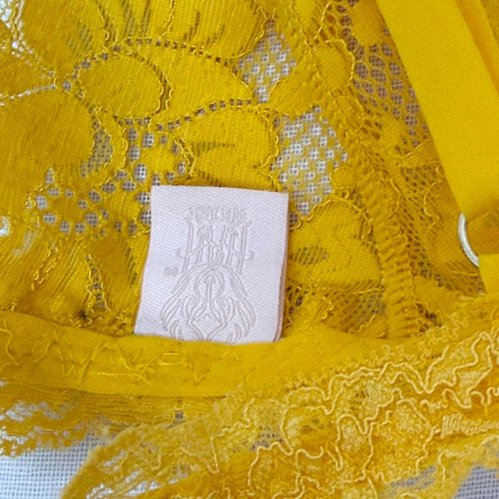 Other ✿ ✿ yellow lace bralette ✿ ✿ Size ONE SIZE - 4 Thumbnail