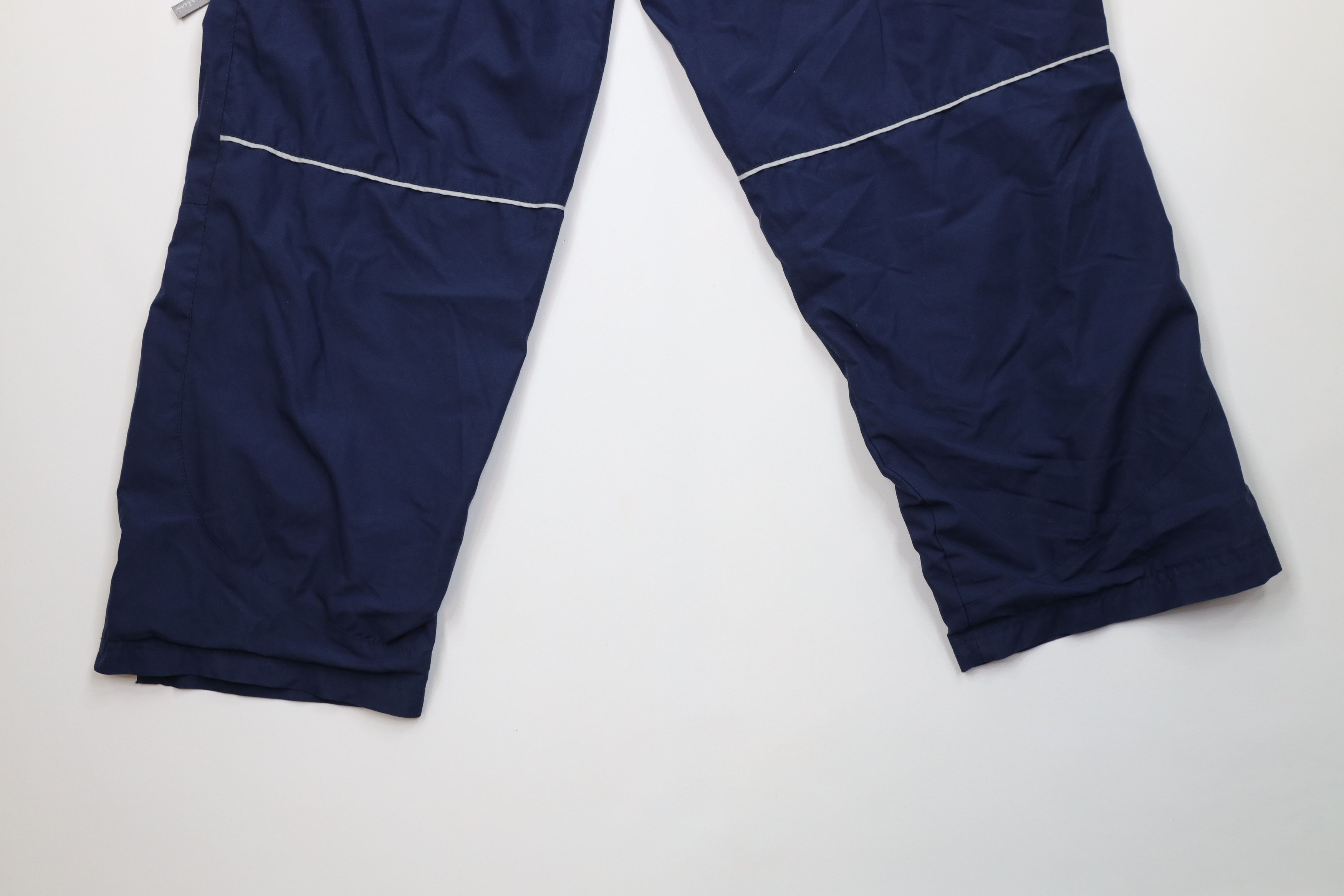 Champion Vintage 90s Champion Spell Out Lined Wide Leg Pants Blue Size US 34 / EU 50 - 14 Thumbnail
