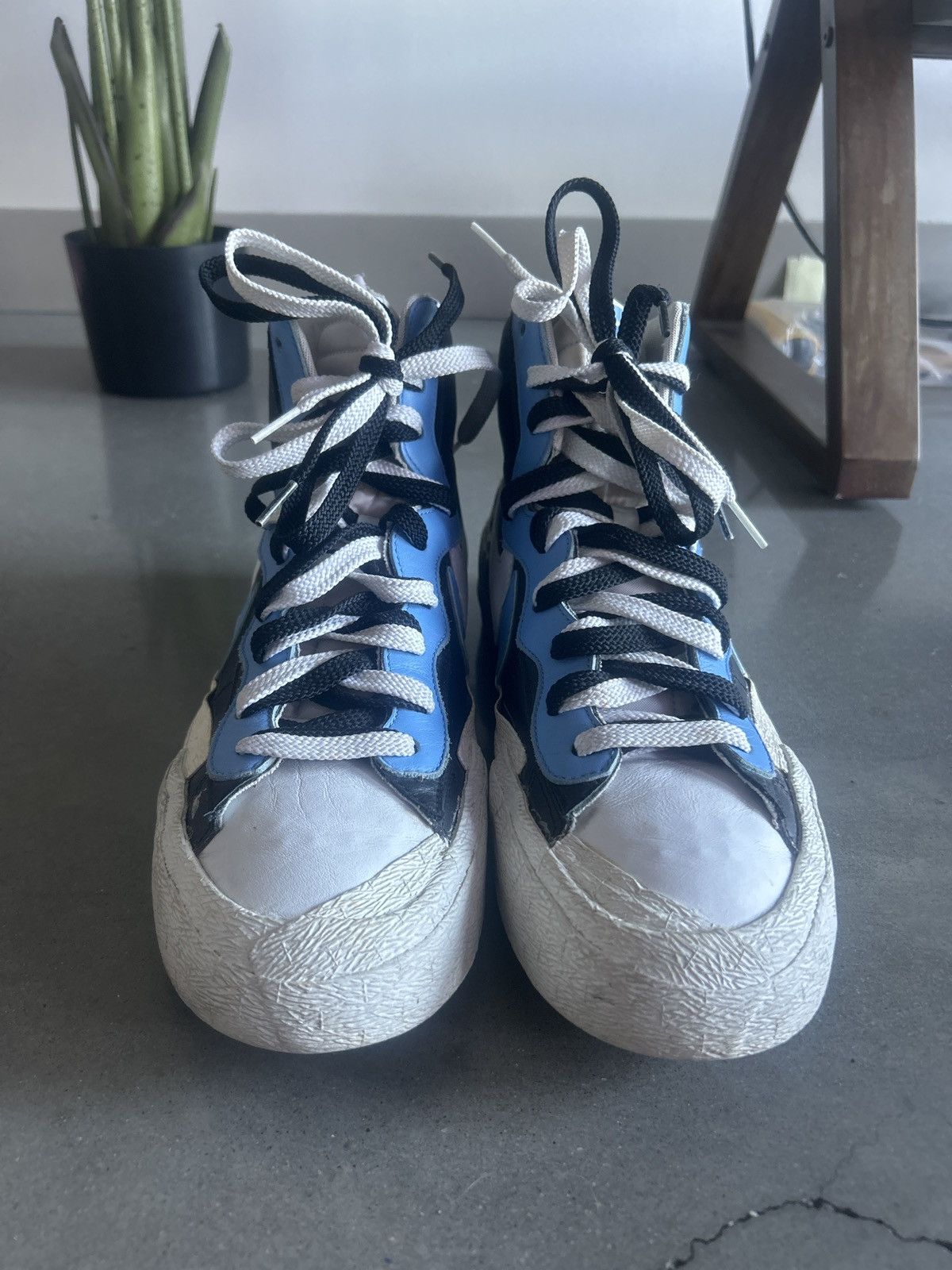 Nike × Sacai Sacai x Nike Blazer Legend Blue Size US 12 / EU 45 - 3 Thumbnail