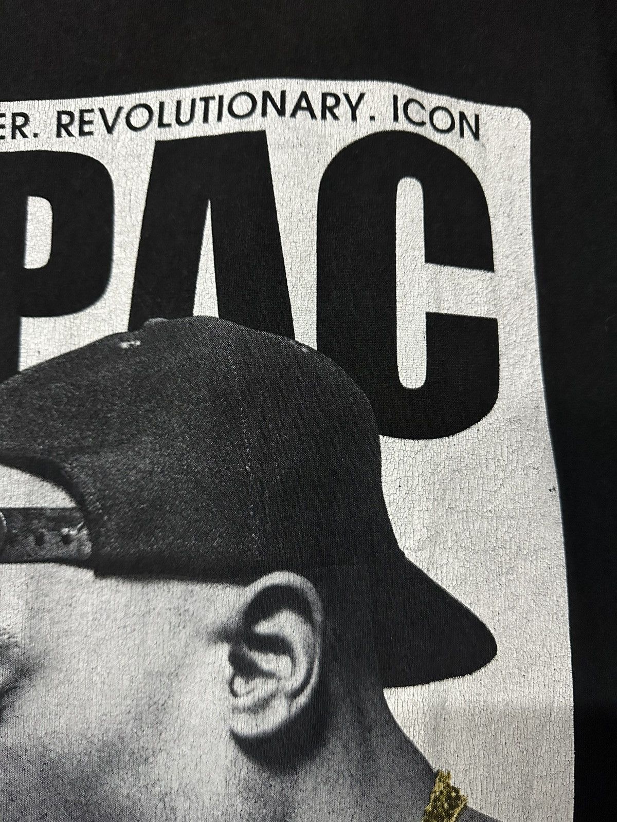 Band Tees × Rap Tees × Vintage Vintage Late 90s Tupac Rapper All Eyez On Me Faded Tee Size US L / EU 52-54 / 3 - 3 Thumbnail