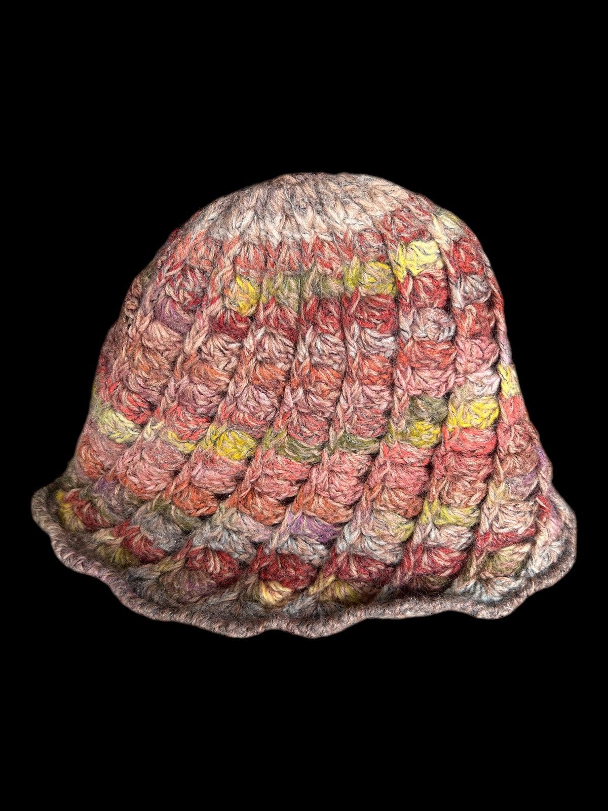 Kapital Crochet Knitted Handmade Bucket Hats Rare ☠️ Size ONE SIZE - 1 Thumbnail