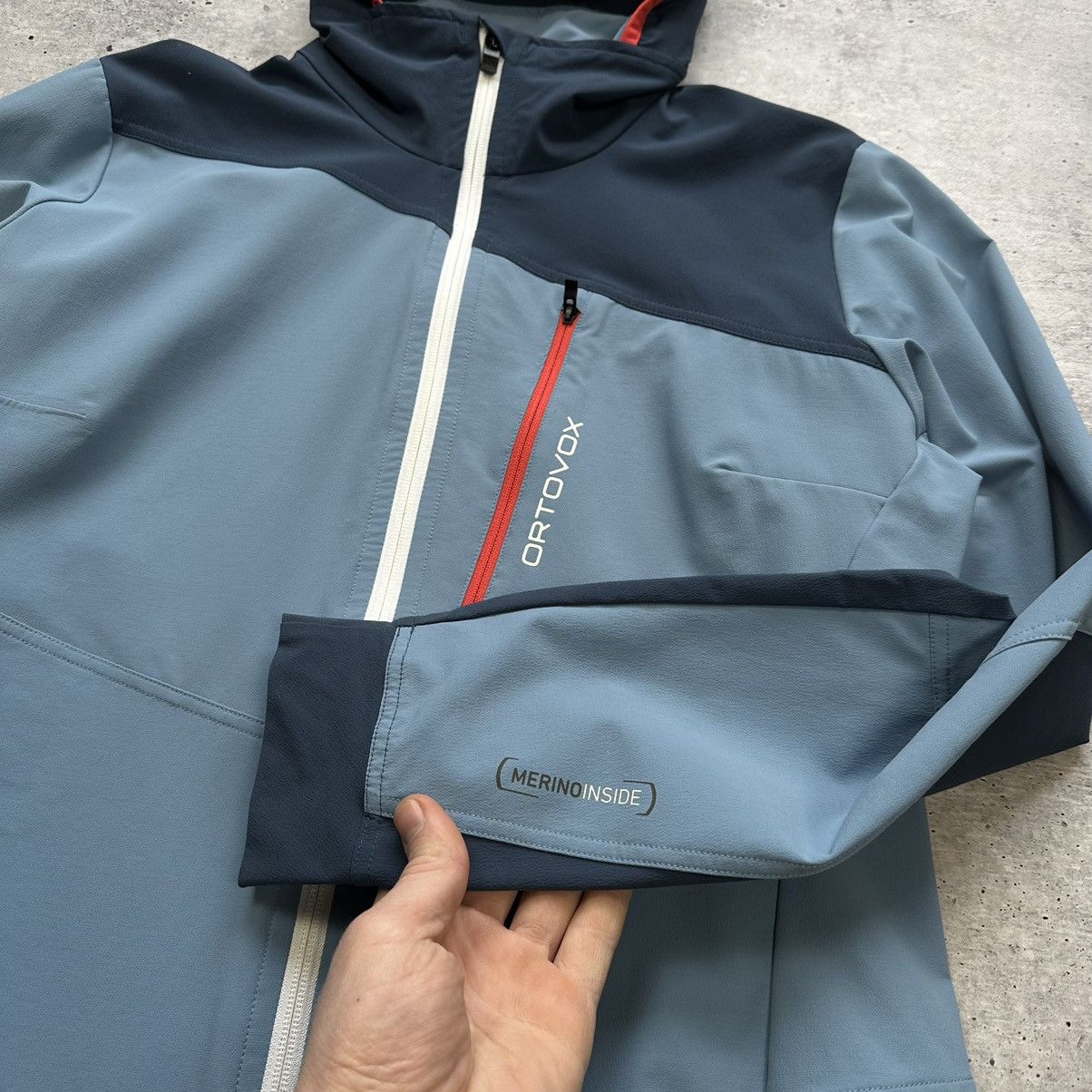 ORTOVOX Ortovox Pala Merino Inside Jacket Soft shell Blue Women’s Size XL / US 12-14 / IT 48-50 - 6 Thumbnail