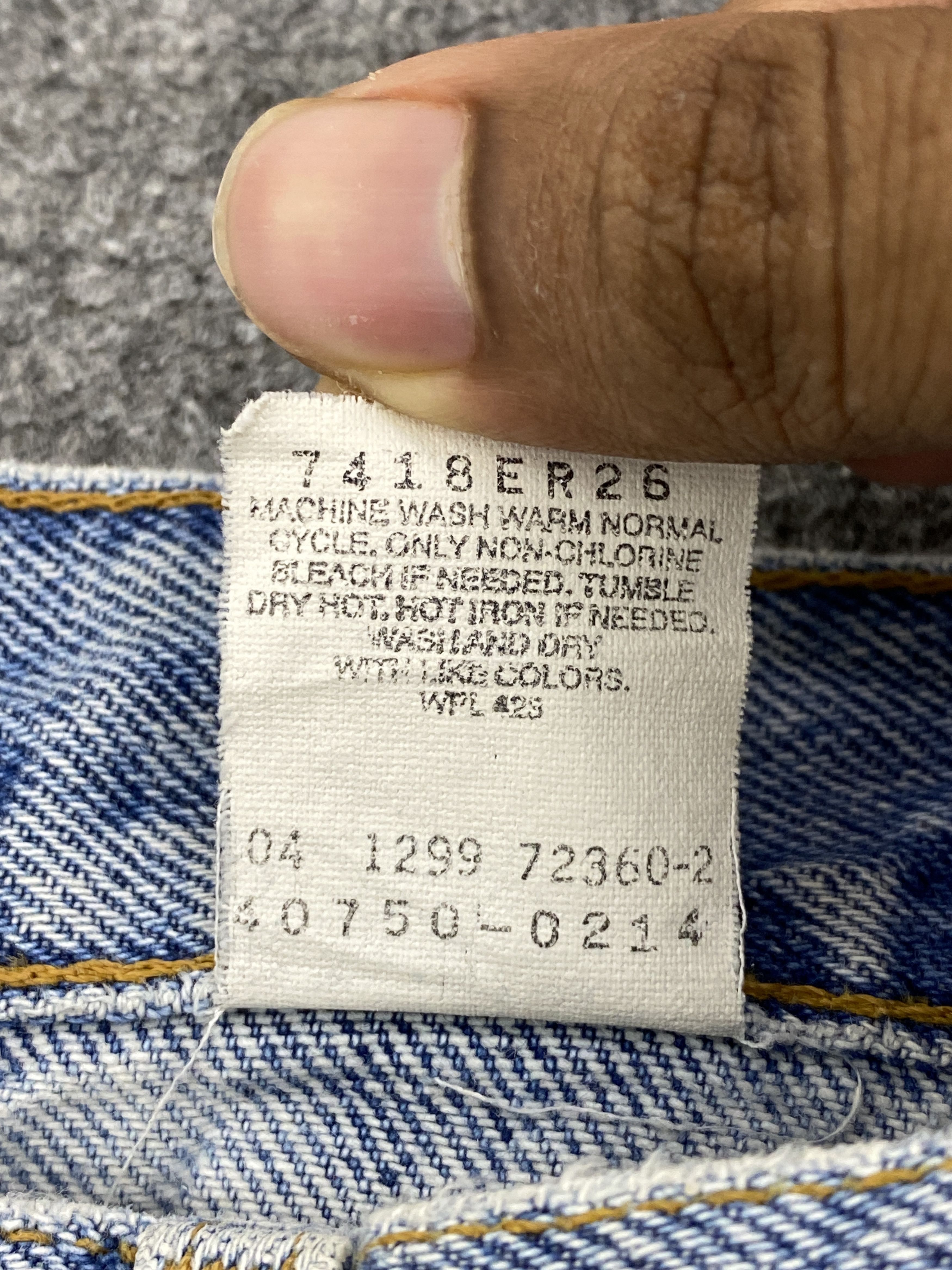 Levi's Vintage 90s Levi's 550 Student Jeans DP2689 Size US 37 - 8 Thumbnail
